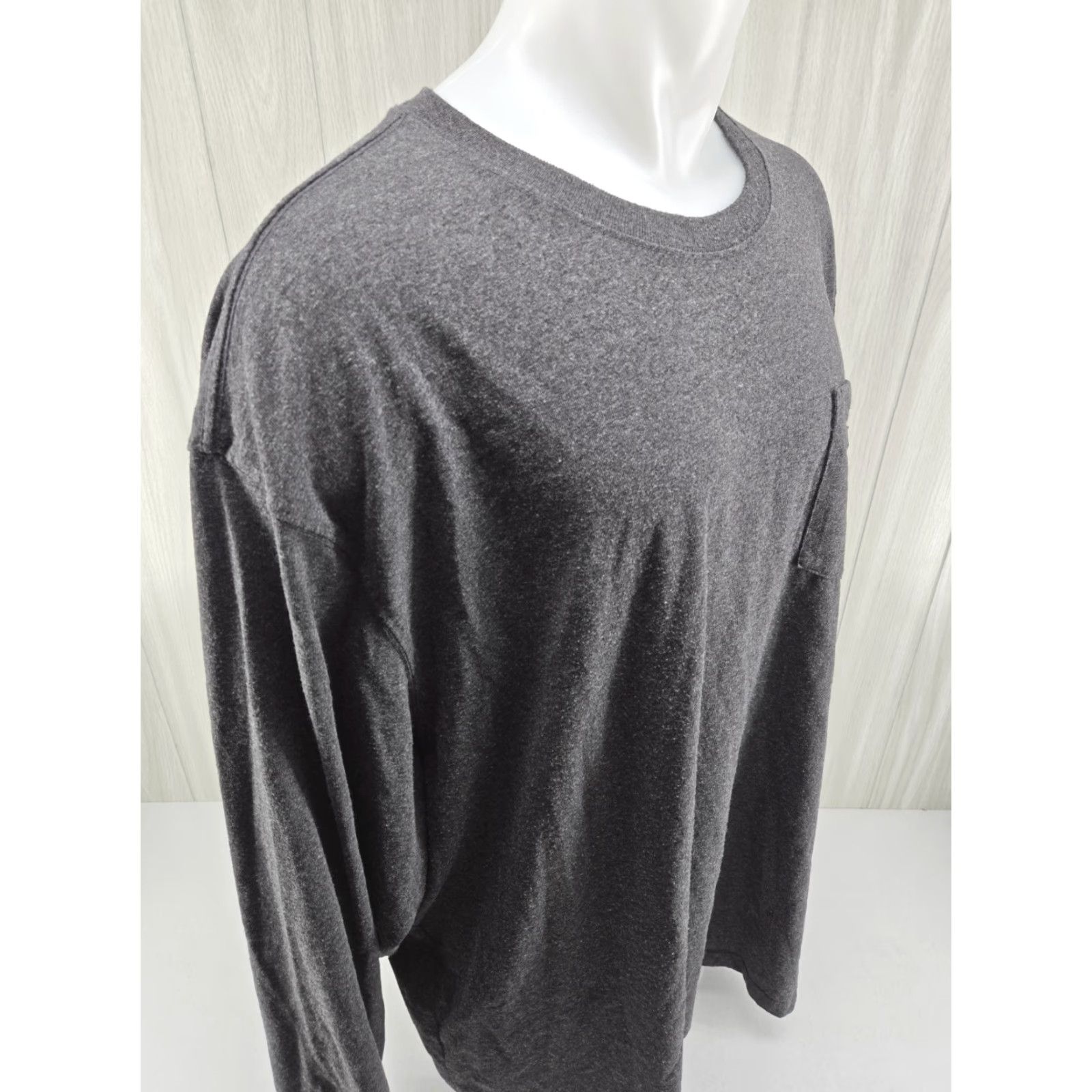Carhartt VINTAGE Carhartt Shirt Long Sleeve Loose Fit Workwear Pocket Gray Men 4XL Size US XXL / EU 58 / 5 - 7 Thumbnail