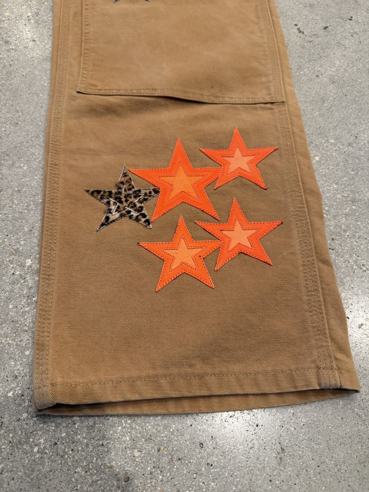 Chrome Hearts Chrome Hearts Star Parch Carhartt Double Knee Pants Size US 38 / EU 54 - 5 Thumbnail