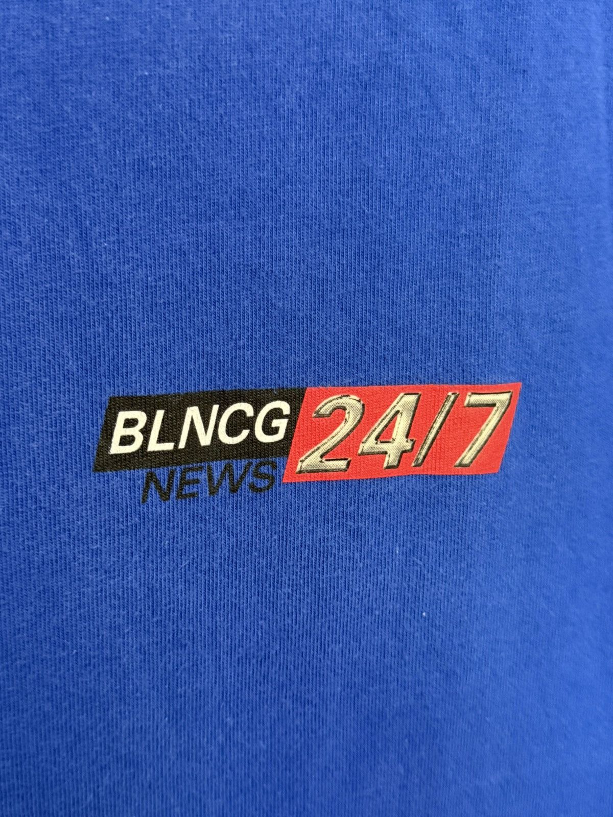 Balenciaga BALENCIAGA BLNCG NEWS 24/7 T-SHIRT Size US S / EU 44-46 / 1 - 3 Thumbnail
