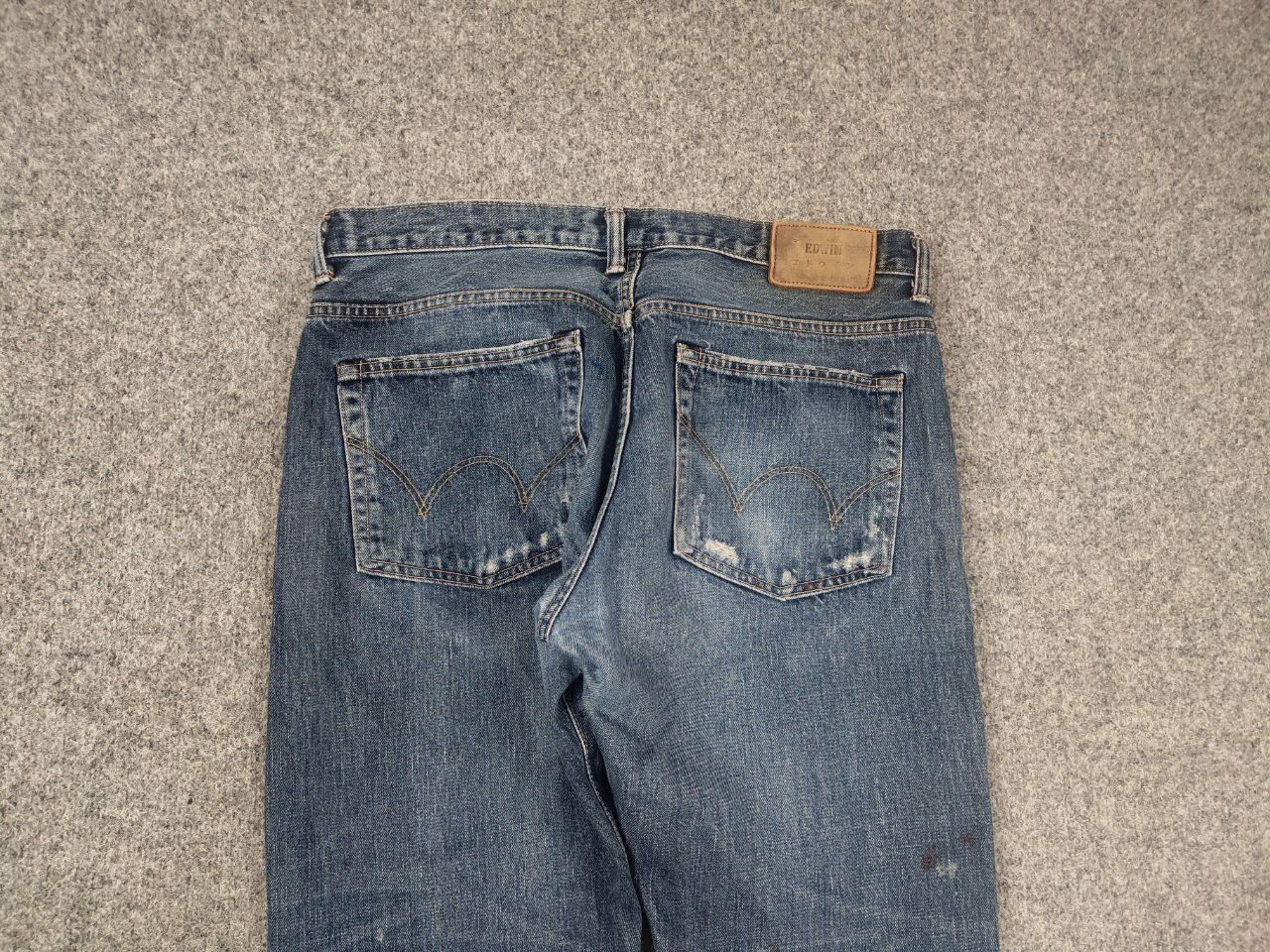 Edwin Vintage 90's Edwin Japan Selvedge paint denim Jeans Ed33m Size US 33 - 11 Thumbnail