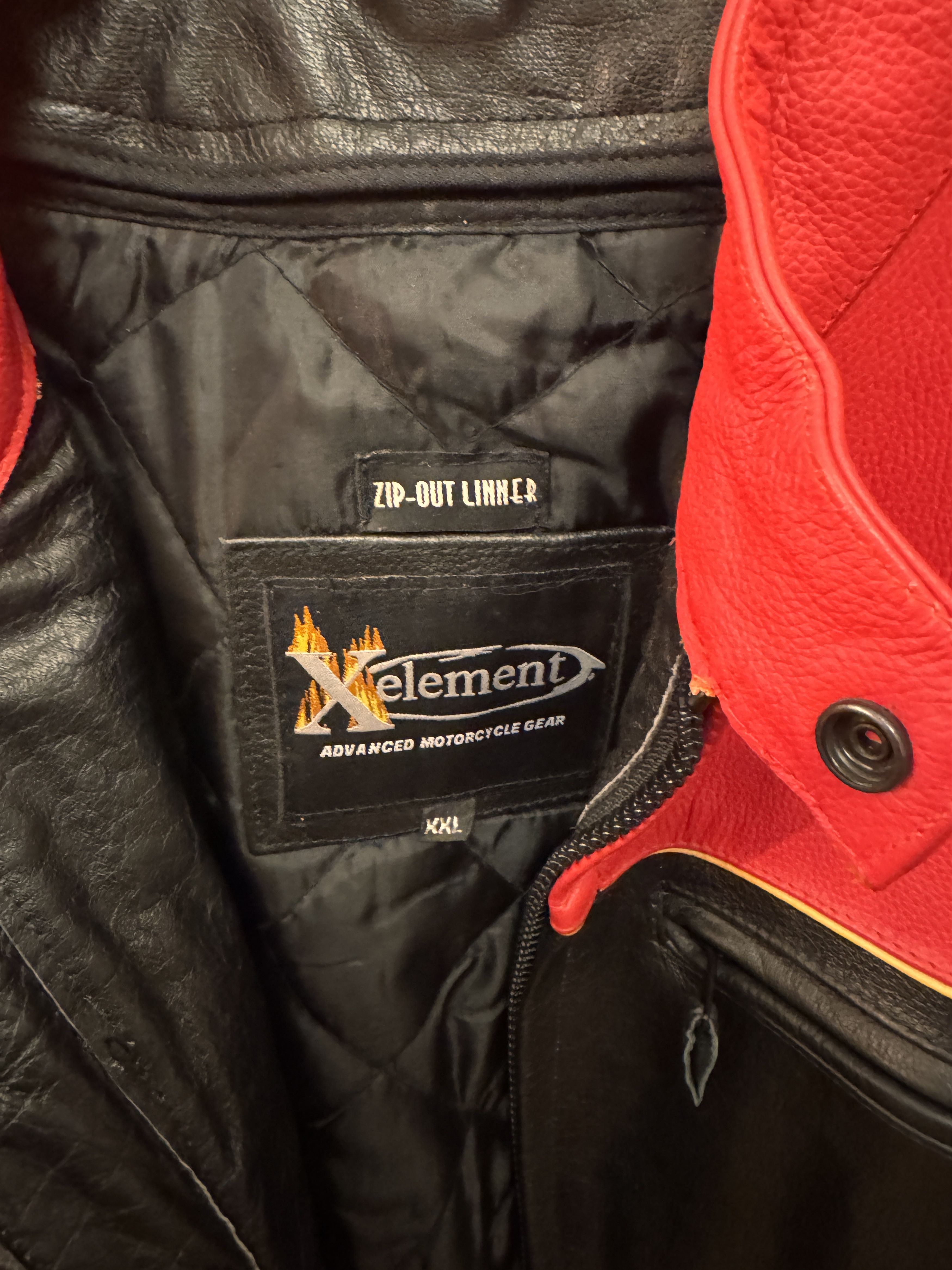 Xelement Like-New Xelement Leather Motorcycle Jacket – Fits Like L/XL Size US XL / EU 56 / 4 - 7 Thumbnail