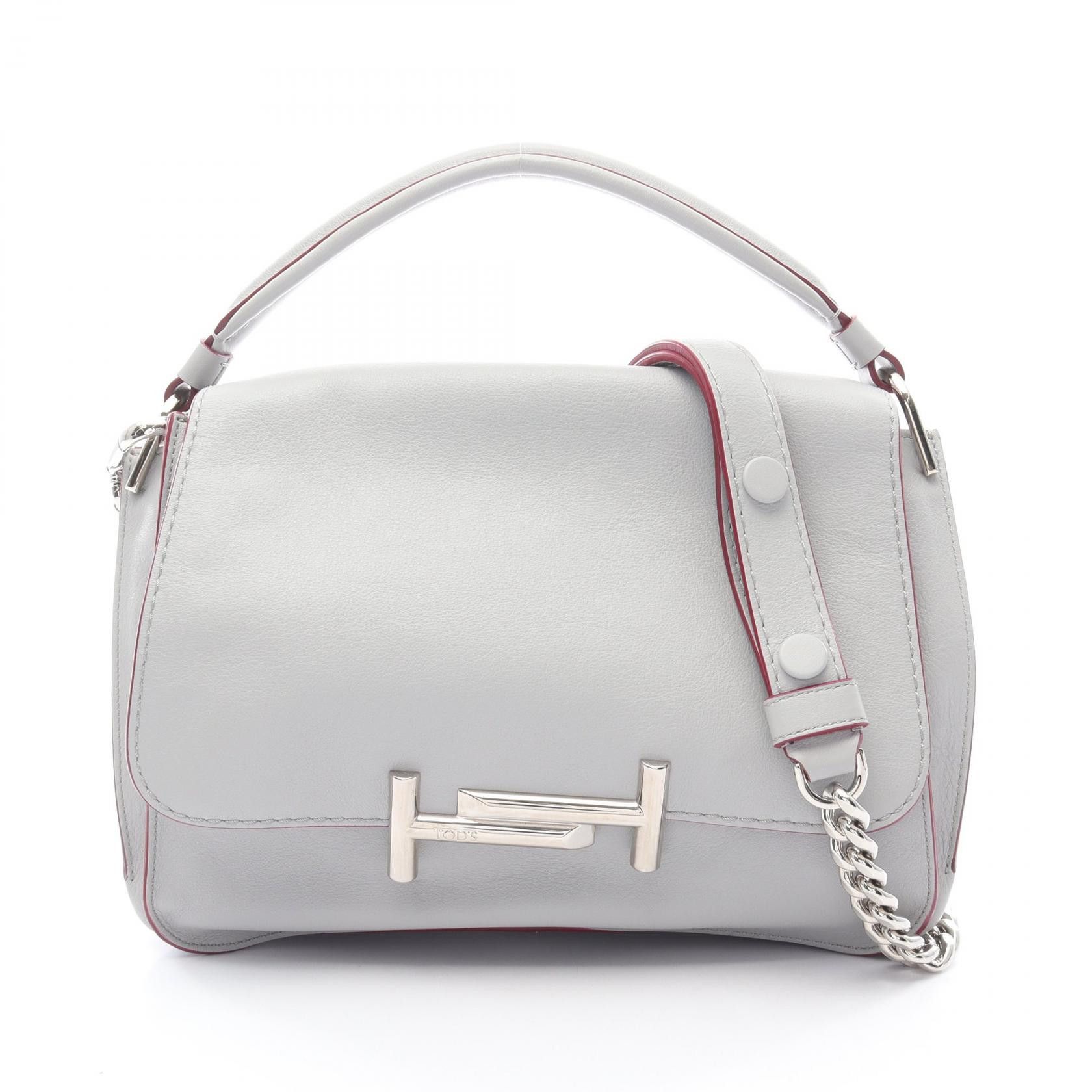 Tod's Tod's Tod's Double T Leather Handbag Leather Handbag DUTY FREE for USA Size ONE SIZE - 1 Thumbnail
