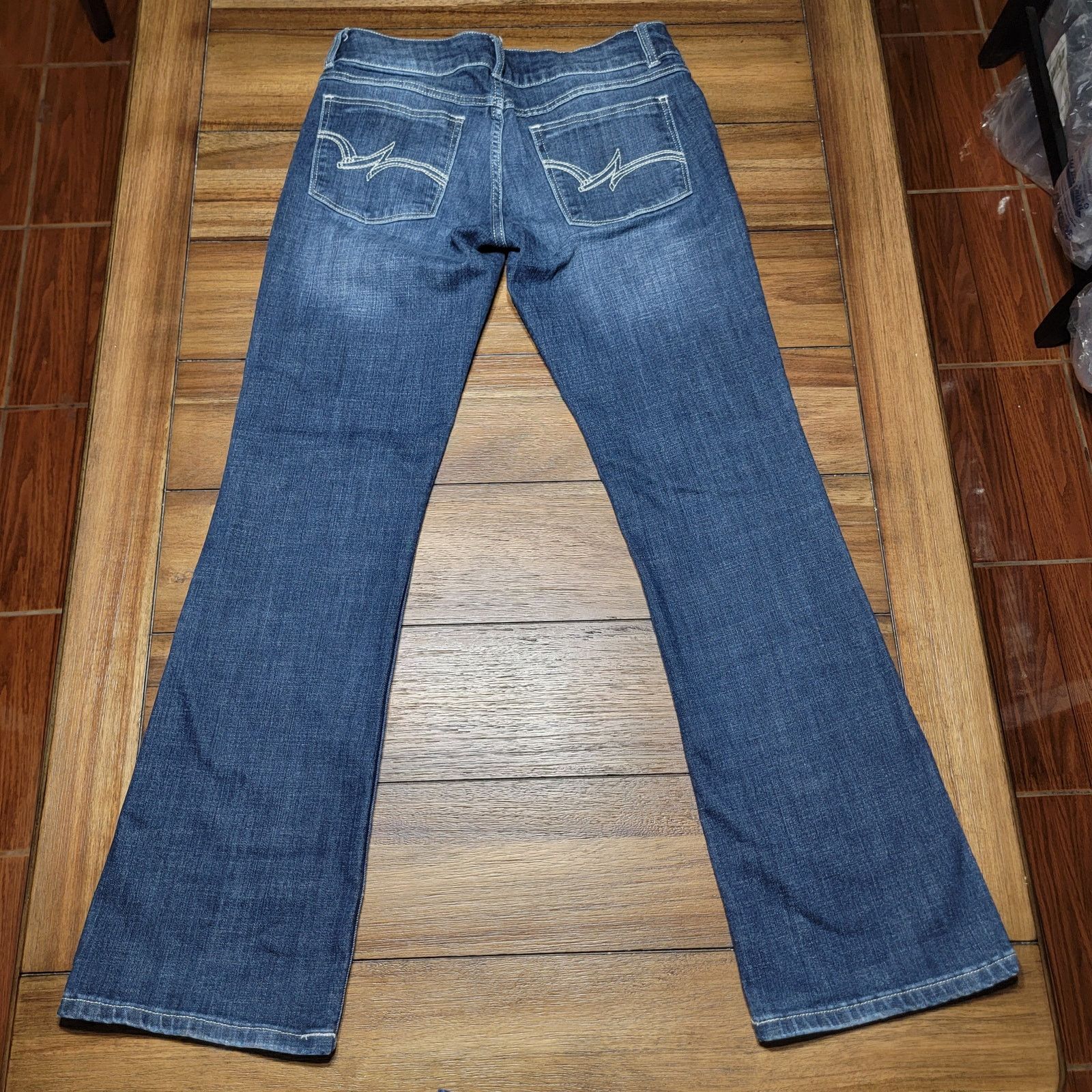 Wrangler Wrangler Boot Cut Denim Jeans - Size Junior 9 X 34 Size 32" / US 10 / IT 46 - 3 Thumbnail
