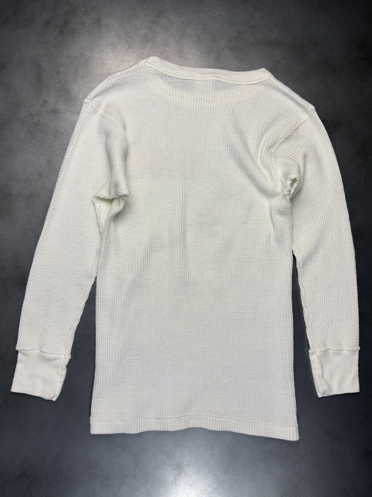 Vintage Vintage Thermal Long Sleeve Waffle Knit ALP Tennis Sandbags Size US S / EU 44-46 / 1 - 8 Thumbnail