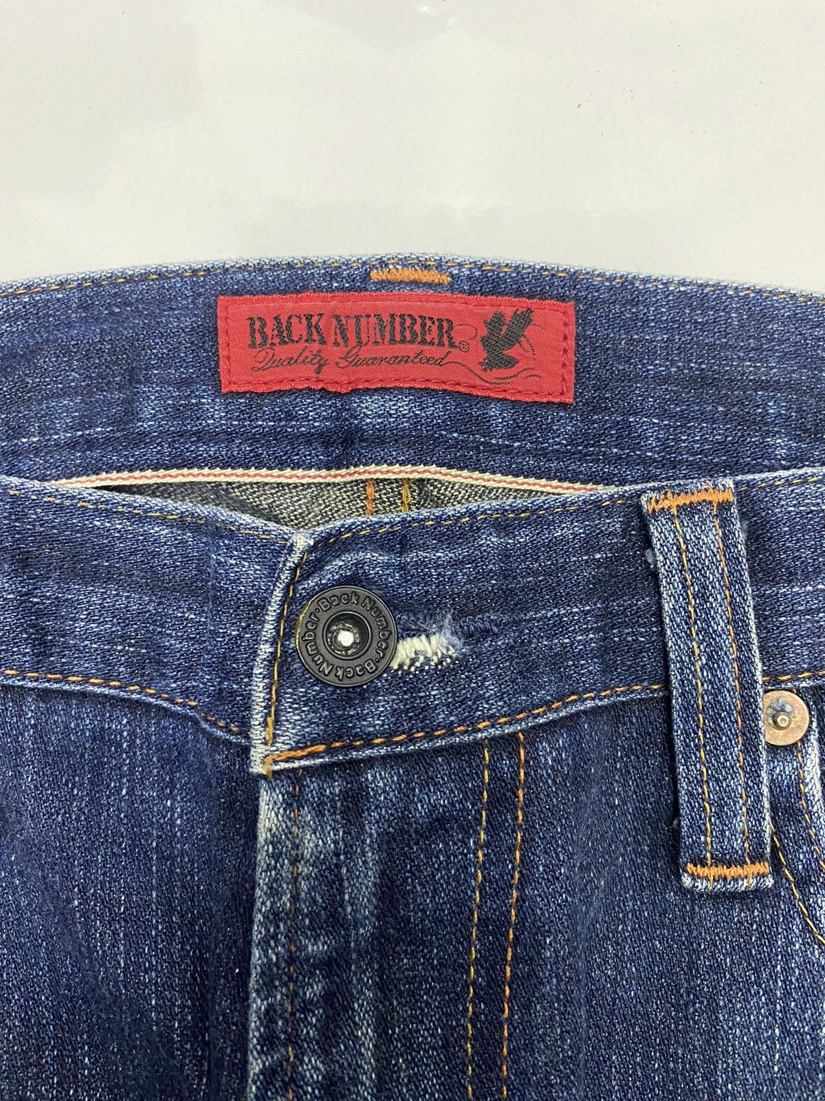Hysteric Glamour × Japanese Brand SELVEDGE DENIM BACK NUMBER BRAND HYSTERIC GLAMOUR STYLE Size US 33 - 8 Thumbnail