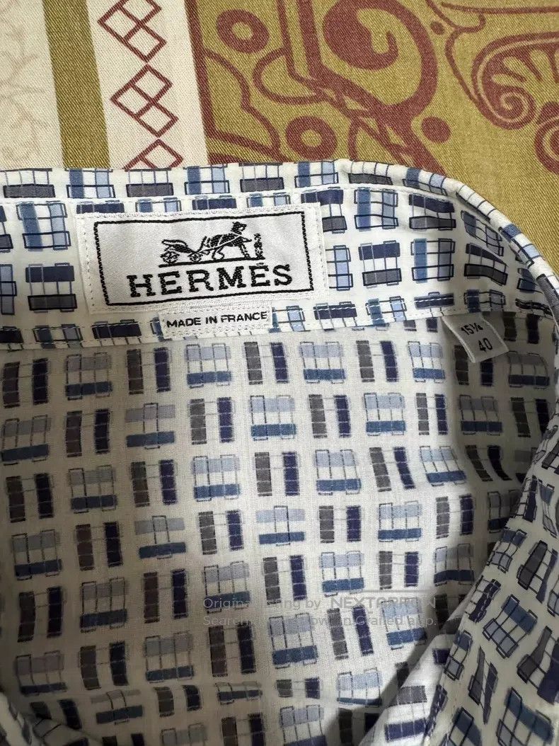Hermes Hermes Casual shirt Size US XXS / EU 40 - 7 Thumbnail