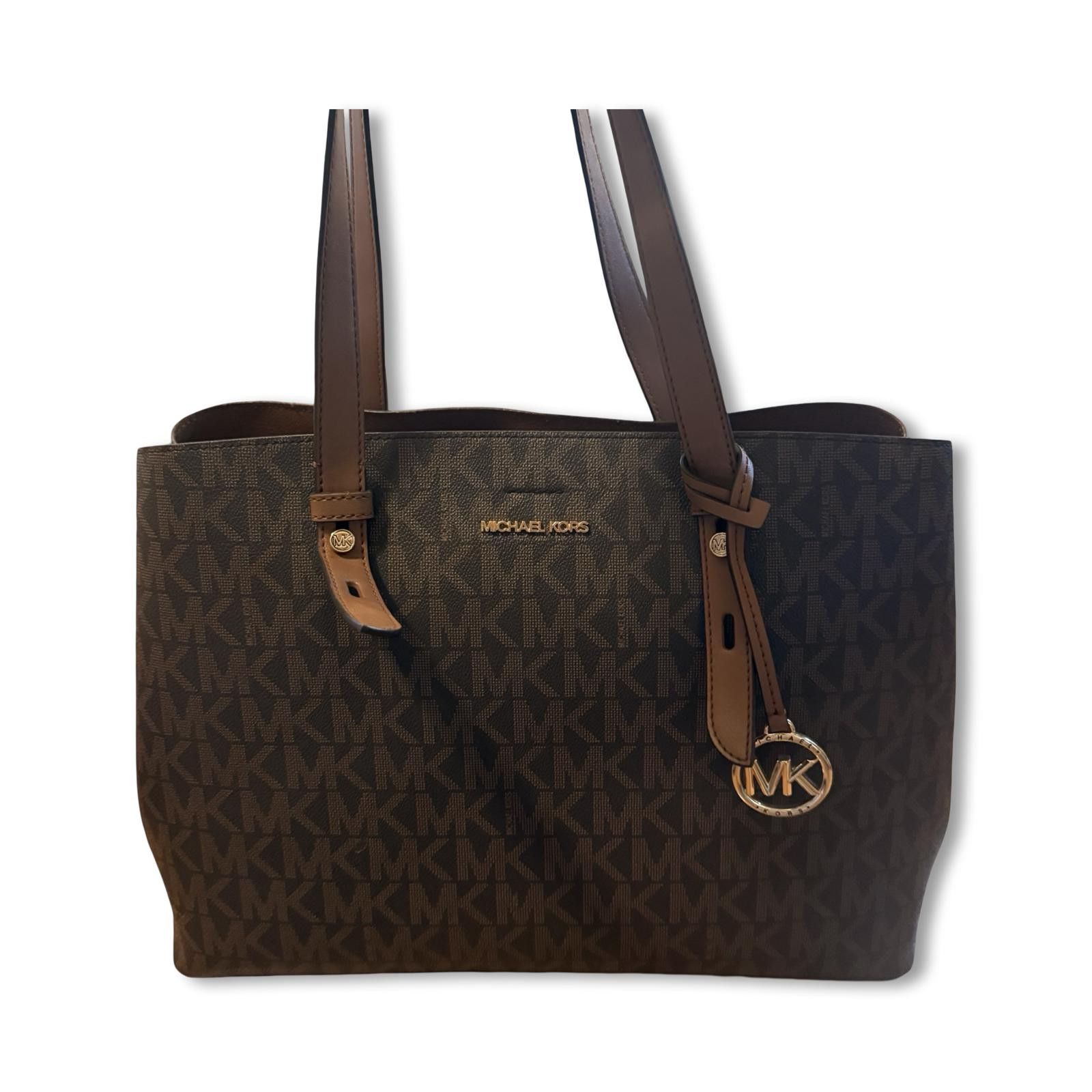 Michael Kors Michael Kors Signature Monogram Tote Bag Size ONE SIZE - 5 Thumbnail