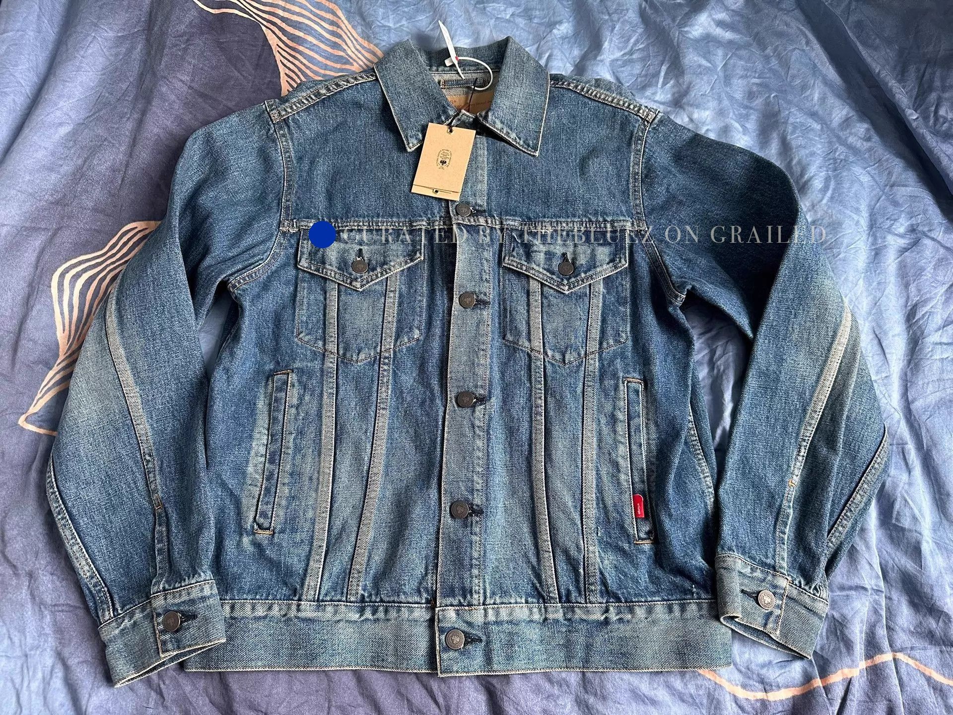 Wtaps Vintage Washed Blue Denim Jacket Size US L / EU 52-54 / 3 - 1 Thumbnail