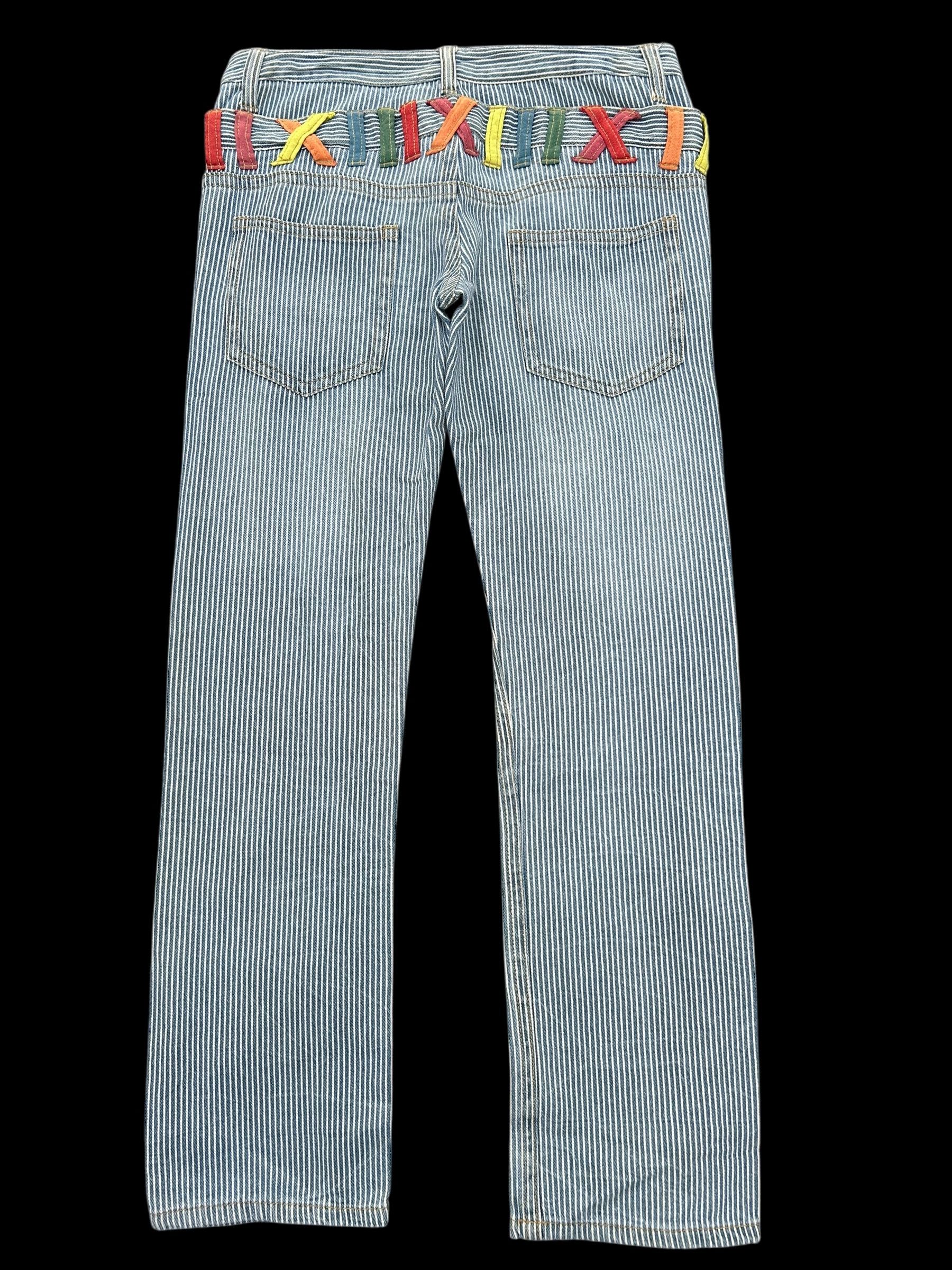 Japanese Brand × Kapital × Vintage Double Waist Hickory Japanese Style Denim Jeans Size US 32 / EU 48 - 7 Thumbnail