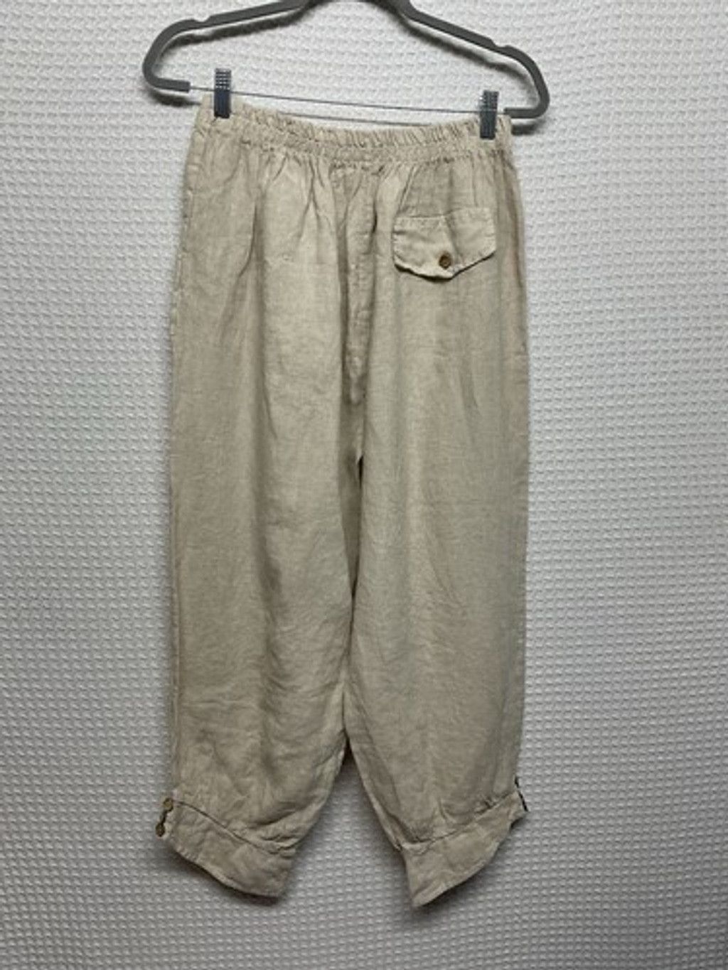 Other NWT 100% Lino Lagenlook Balloon Barrel Harem Pants Women M-L Size 29" - 9 Thumbnail