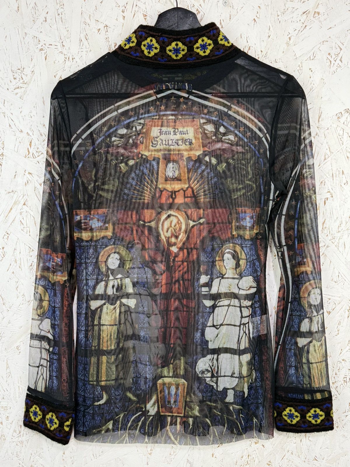 Jean Paul Gaultier Jean Paul Gaultier FW98 Cathedral Mesh Power Net Long Sleeve Size S / US 4 / IT 40 - 6 Thumbnail