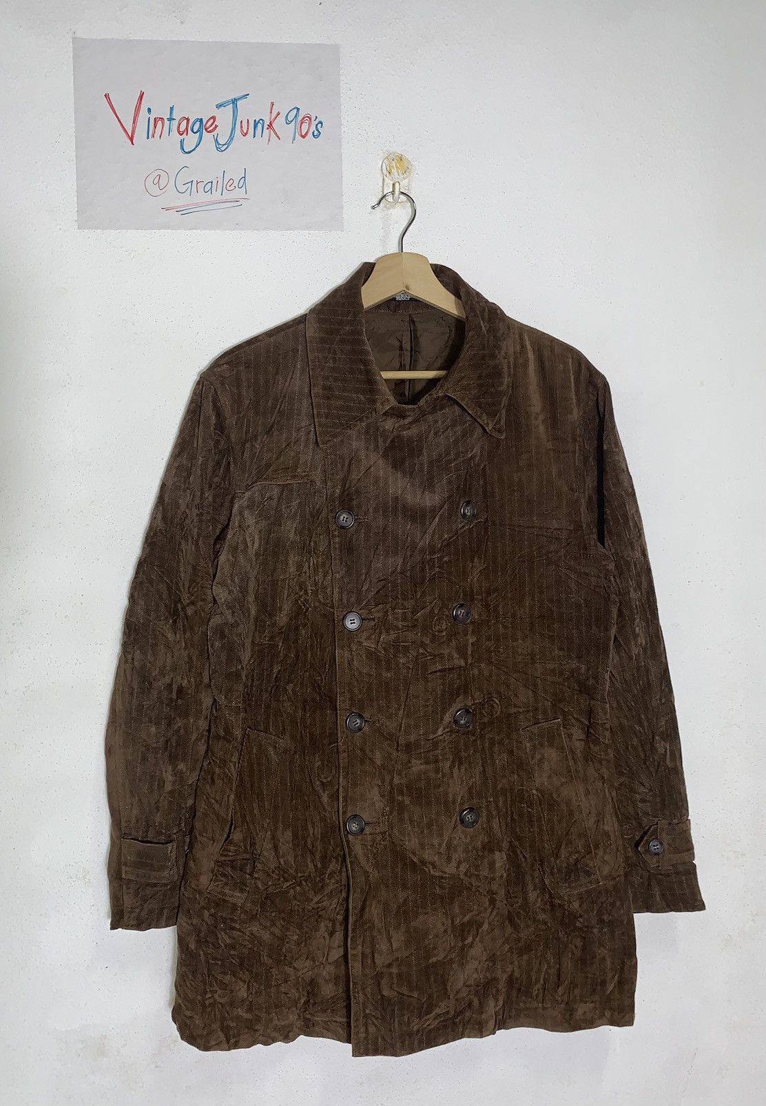 Tornado Mart Tornado mart Corduroy long jacket Size US M / EU 48-50 / 2 - 1 Thumbnail