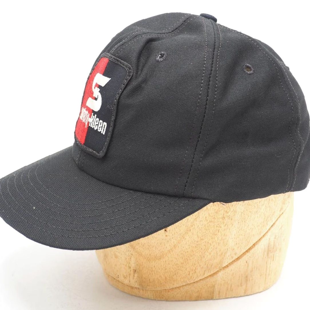 Vintage VINTAGE Snapback Trucker Hat Cap Safety Kleen Patch 1980's Unbranded Unisex Adults Adjustable Black Mens Womens Boys Girls Size ONE SIZE - 2 Thumbnail