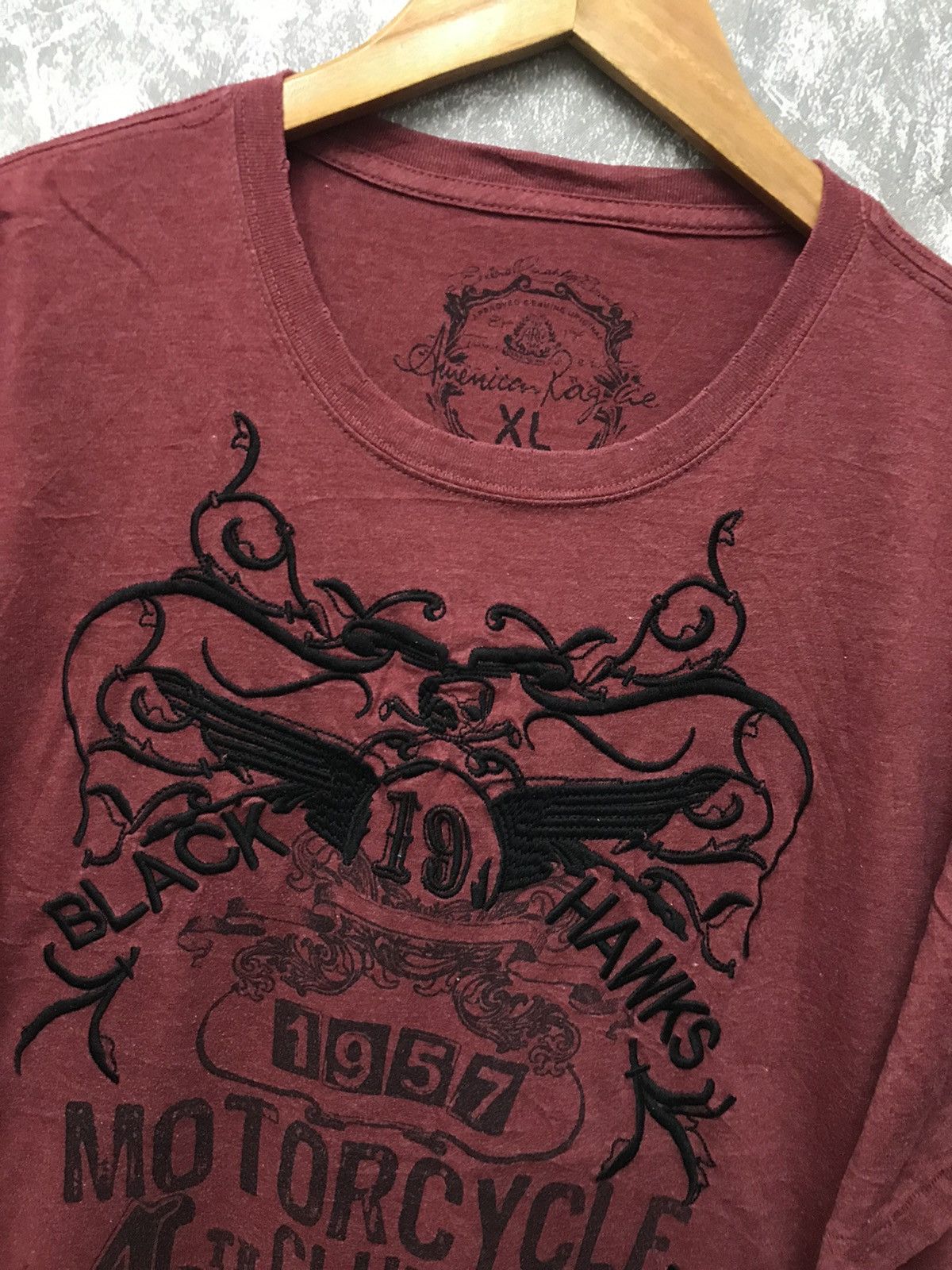 Affliction × Ed Hardy × Southpole Affliction Southpole Skull Wing Y2K Graphic Tee Size US XL / EU 56 / 4 - 2 Thumbnail
