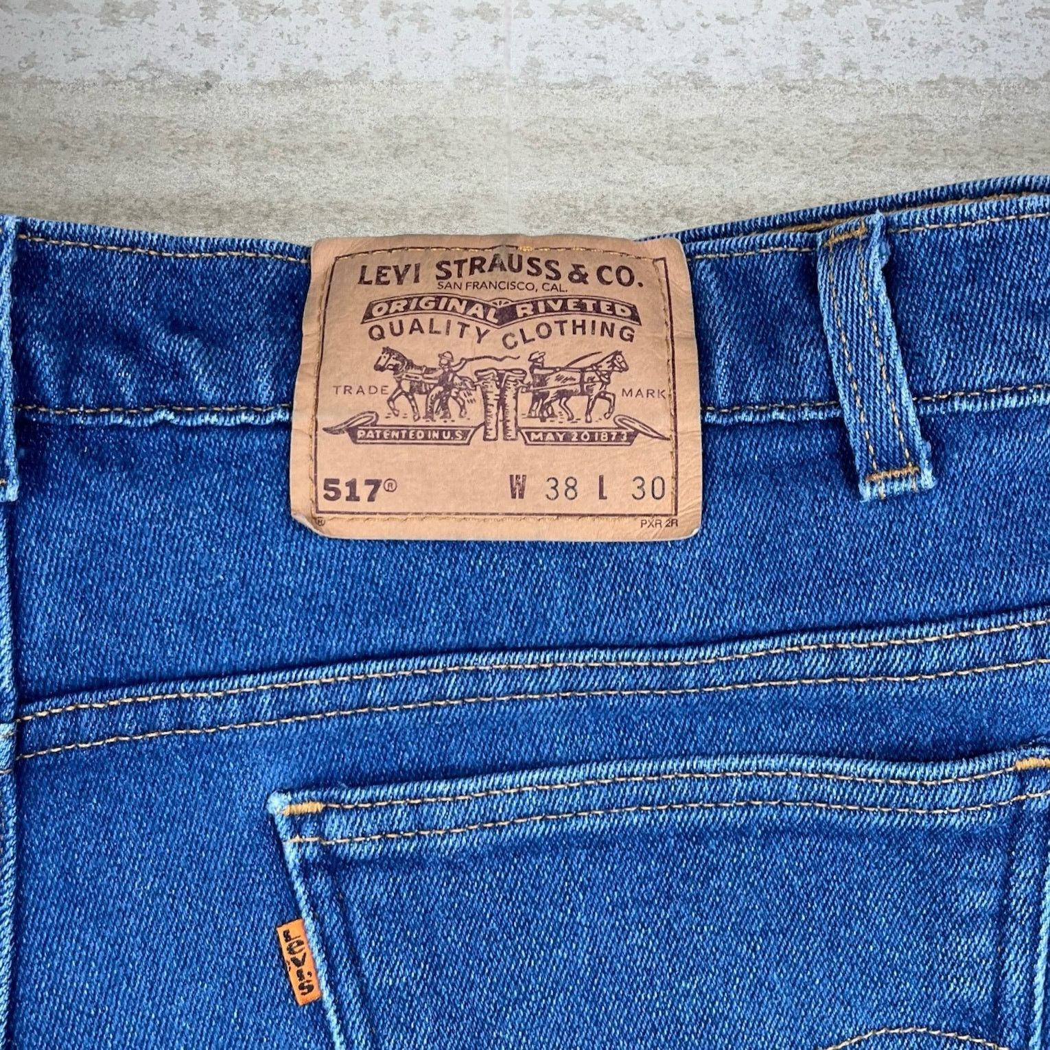 Levi's Vintage 90s Orange Tab Levis Jeans 38x30 Bootcut Dark Wash Size US 38 / EU 54 - 4 Thumbnail