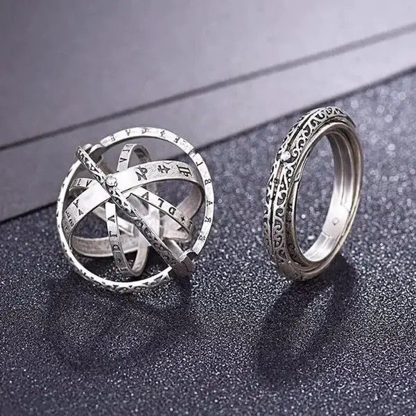 Vintage Cosmic Ring Ball Convertible retro y2k vintage style Size ONE SIZE - 2 Thumbnail