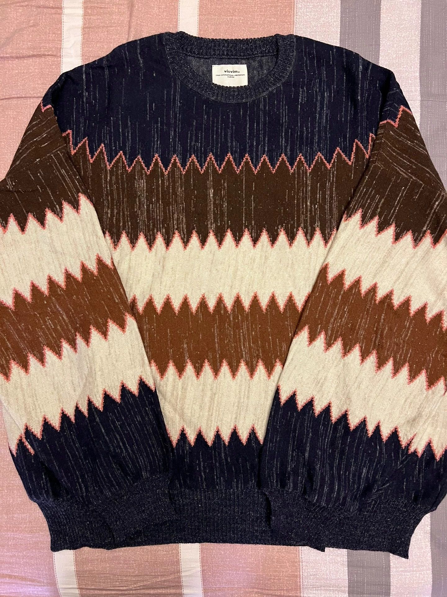 Visvim visvim 22ss amplus knit LS zig_zag knit sweater Size US M / EU 48-50 / 2 - 1 Thumbnail