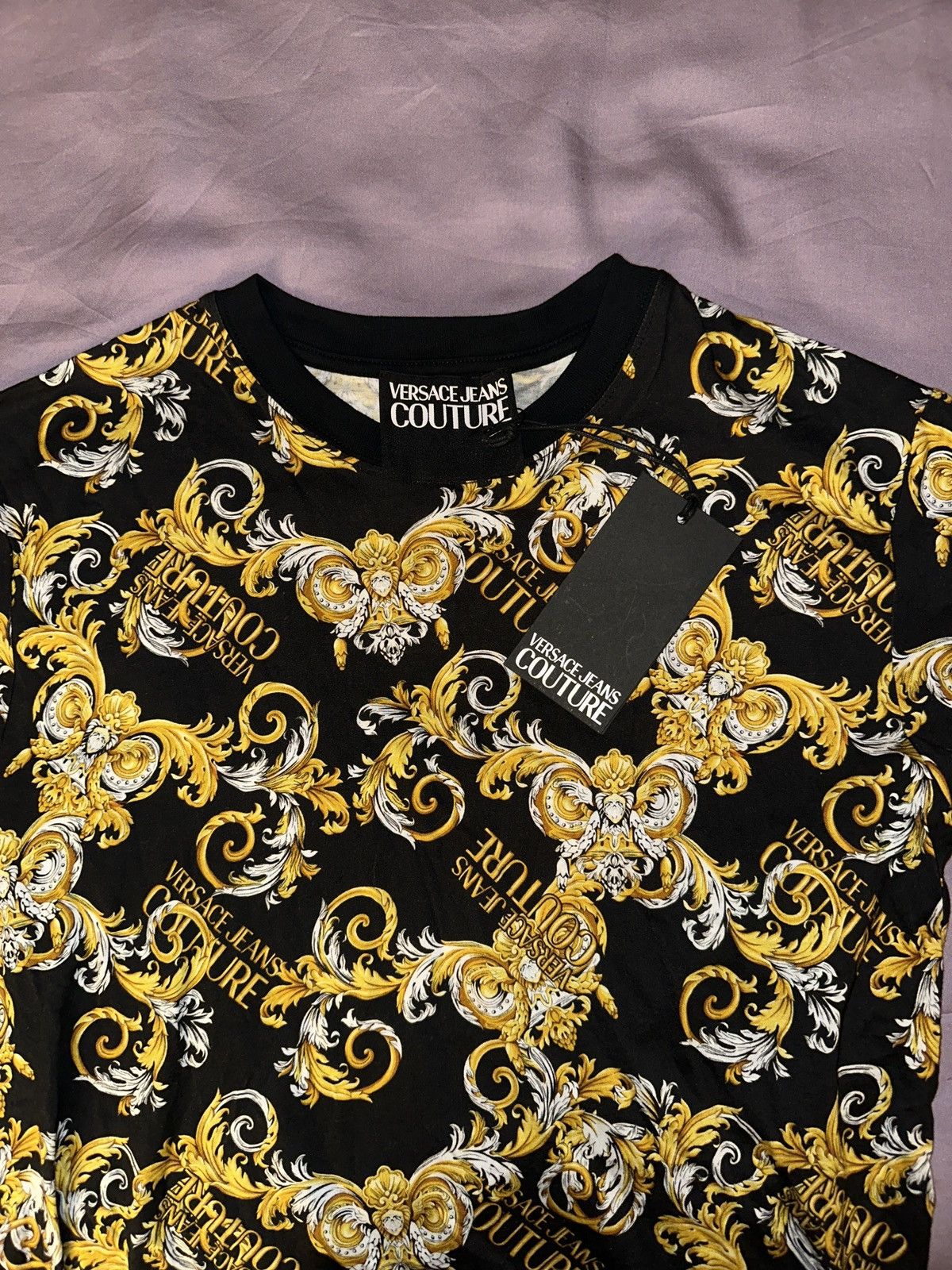 Versace Jeans Couture Versace Jeans Couture Nero T-shirt Size US L / EU 52-54 / 3 - 3 Thumbnail