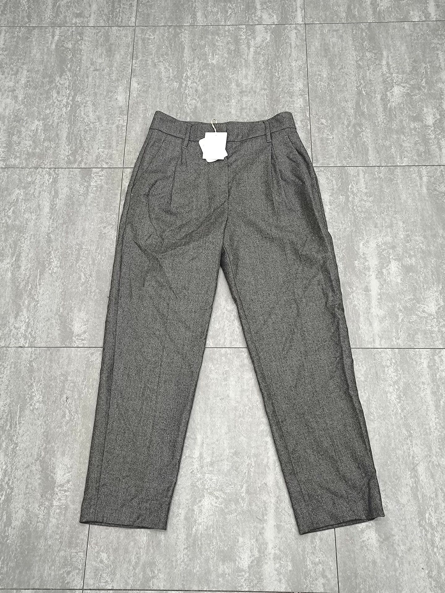 Brunello Cucinelli Brunello Cucinelli Wool Gray Pants 38 Women Size 38" / US 16 / IT 52 - 1 Thumbnail