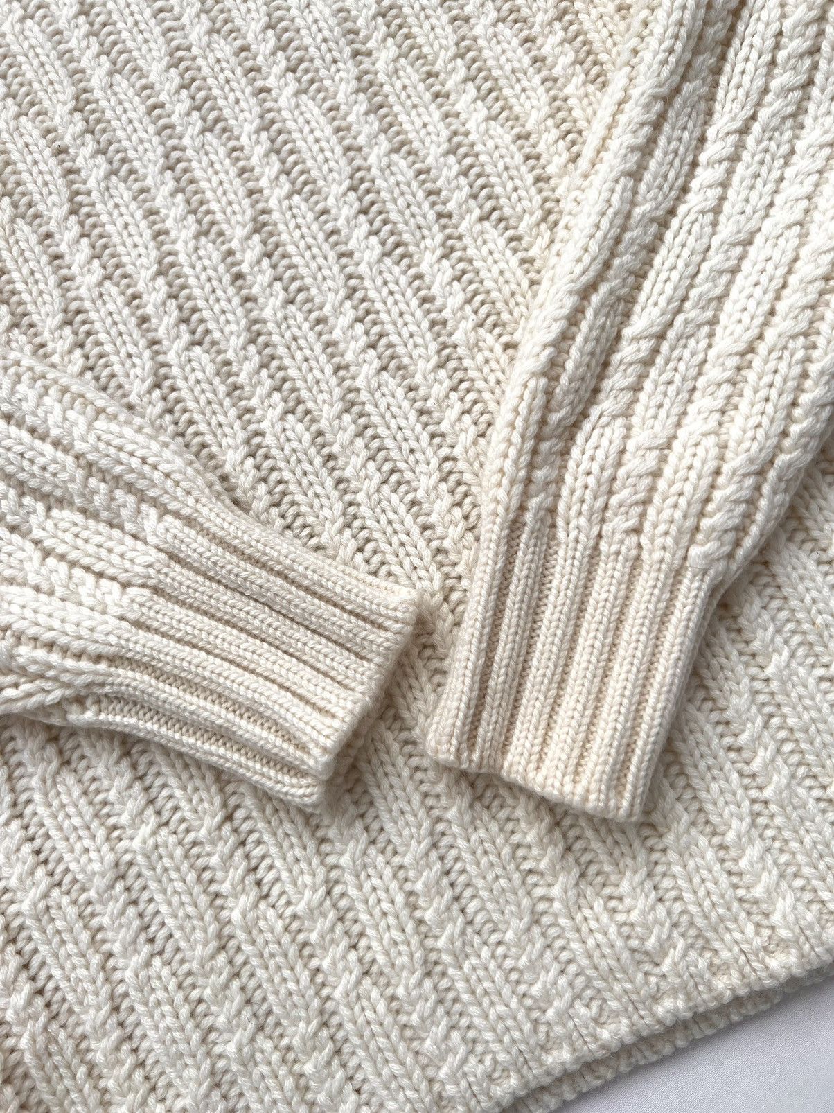 Jil Sander Vintage Jil Sander+ Cashmere Fisherman Knitted Sweater Size S / US 4 / IT 40 - 7 Thumbnail