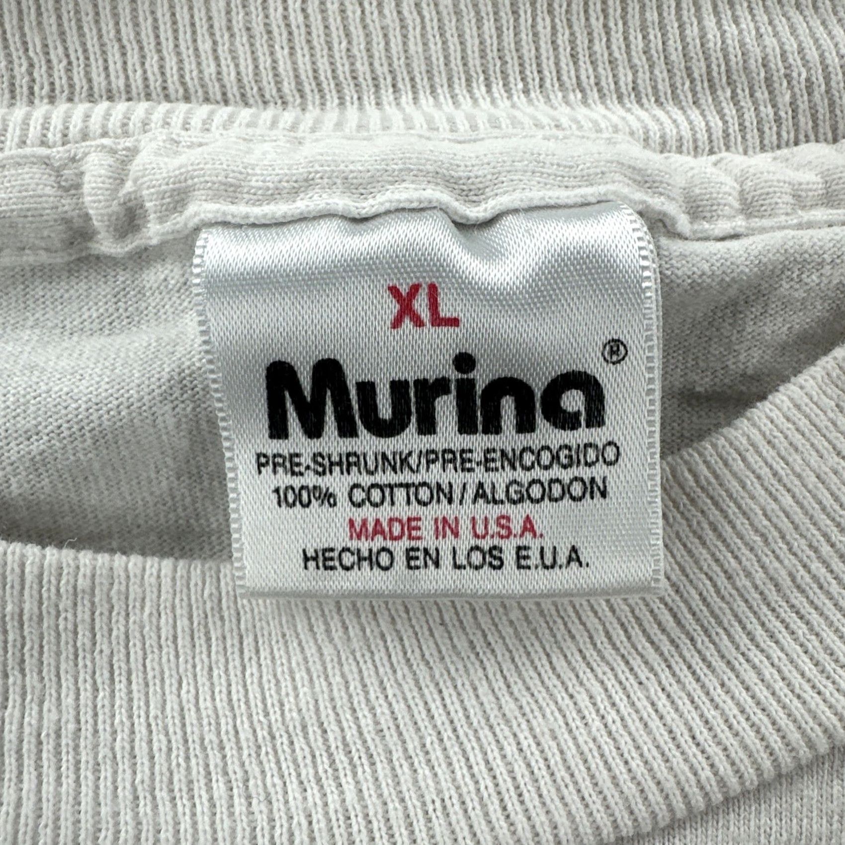 Vintage VINTAGE Murina Mens XL White T-Shirt USA 1995 200th Anniversary Jim Beam Graphic Print Crew Neck Short Sleeve Cotton Size US XL / EU 56 / 4 - 7 Thumbnail