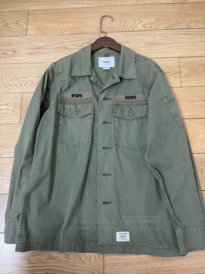 Wtaps Wtaps Two military green workwear shirts Size US S / EU 44-46 / 1 - 1 Thumbnail