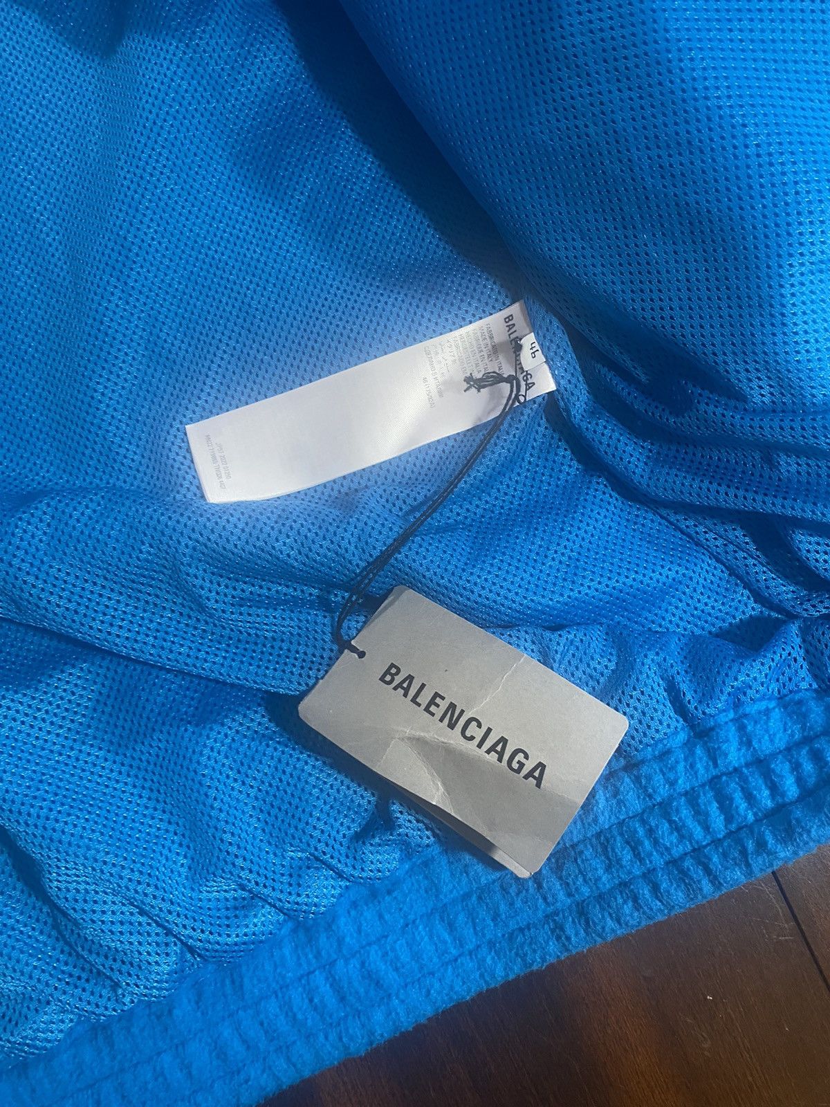 Balenciaga Balenciaga Blue Oversized Tracksuit Fleece Jacket Size US M / EU 48-50 / 2 - 9 Thumbnail