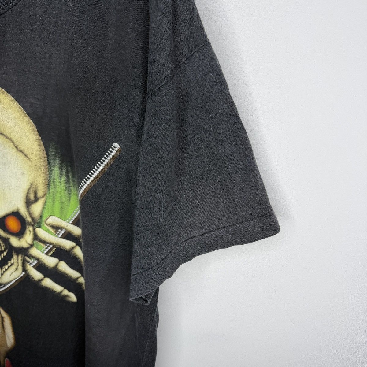 Band Tees Vintage Sudden Death 1993 Tshirt Tee Single Stitch 90s Skull Size US M / EU 48-50 / 2 - 6 Thumbnail