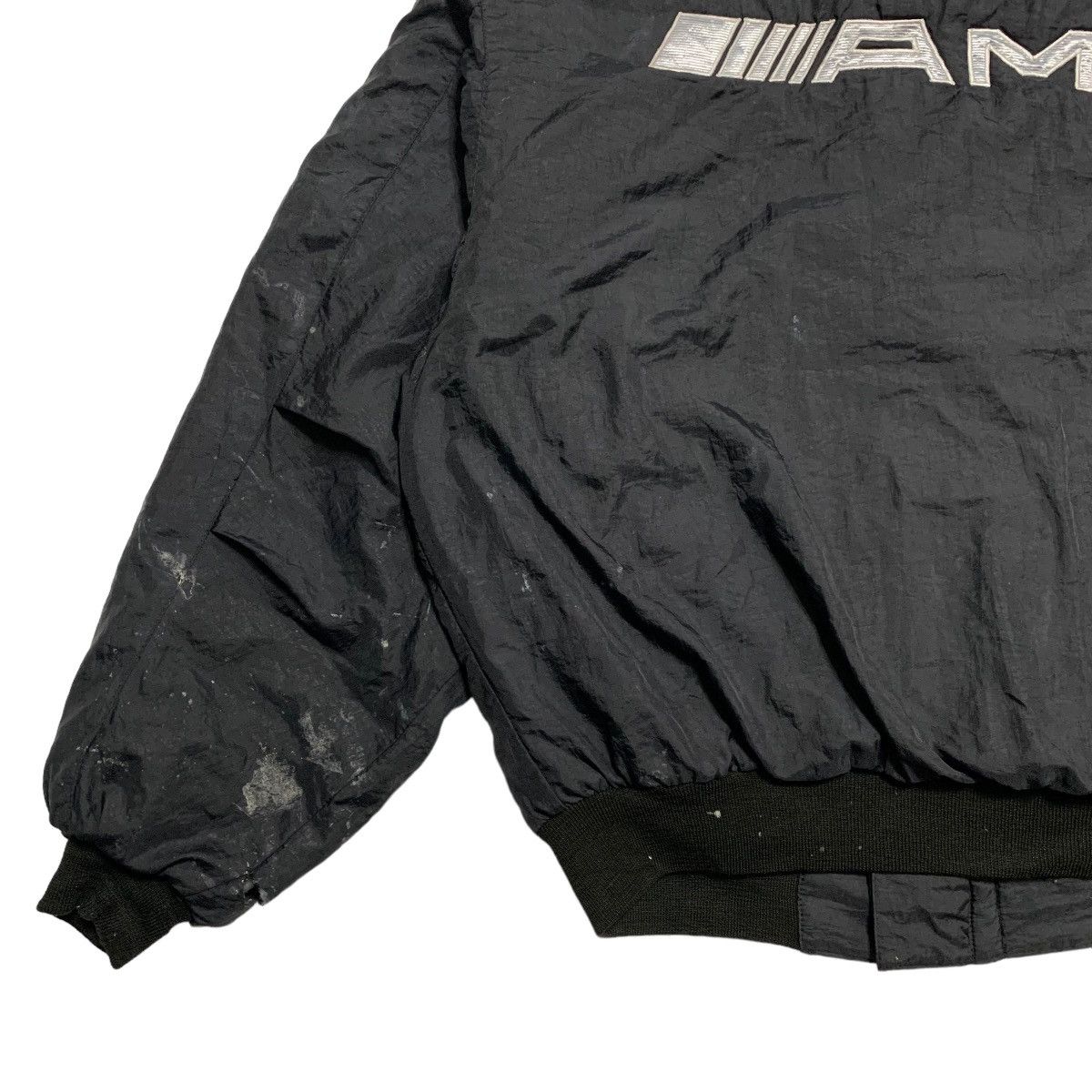 Mercedes-Benz Vintage 80s Mercedes Benz AMG Bomber Jacket Size US L / EU 52-54 / 3 - 6 Thumbnail