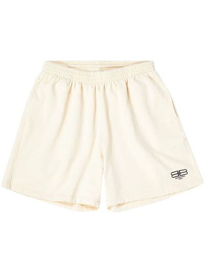 o1mt1gz0424 BB Paris Icon Sweat Shorts in Beige