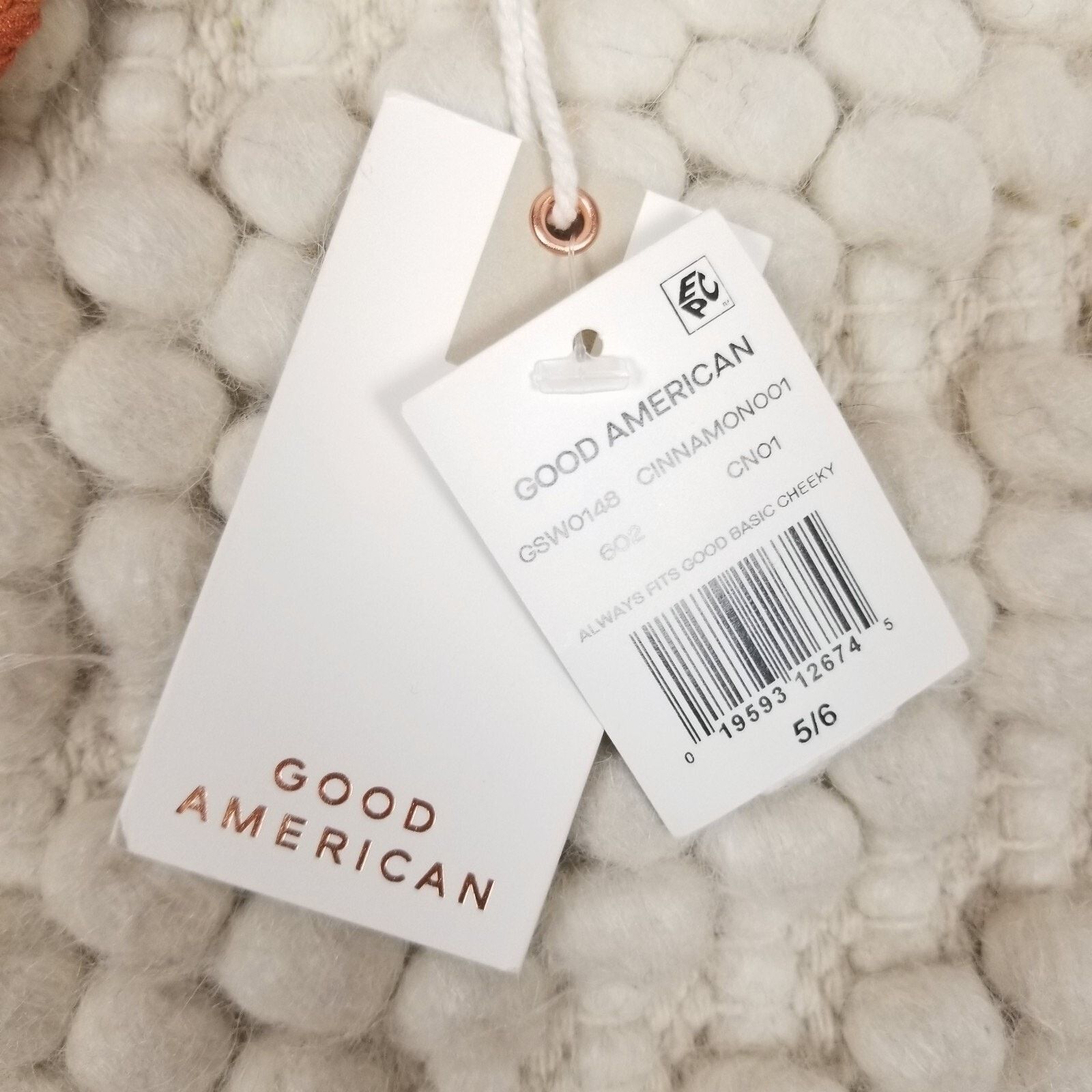 Good American NWT Good American Always Fits Good Cheeky Bikini Bottoms 2X Size ONE SIZE - 3 Thumbnail