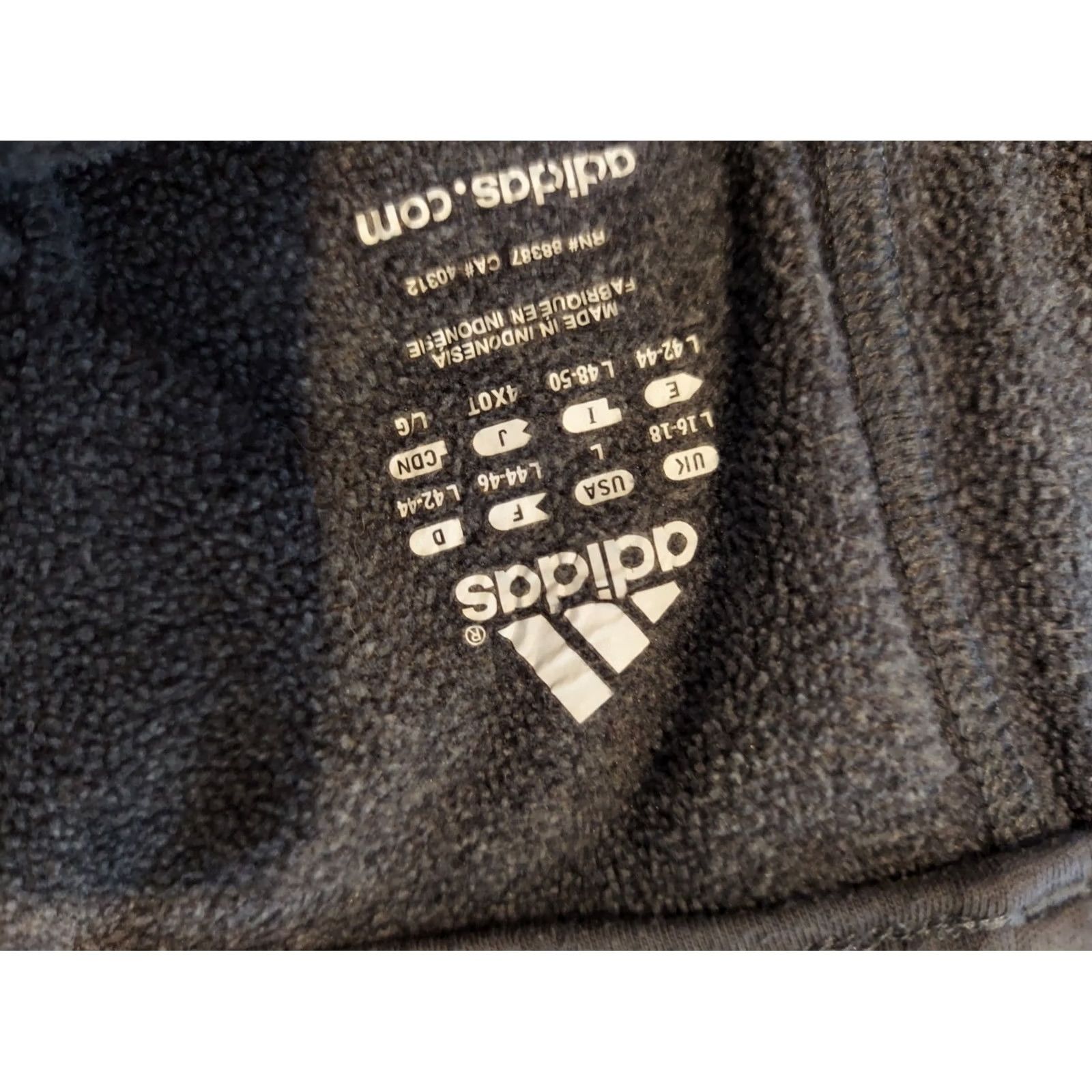Adidas adidas Pants Gray L Large Athletic Gym Workout Womens Size 36" / US 14 / IT 50 - 4 Thumbnail
