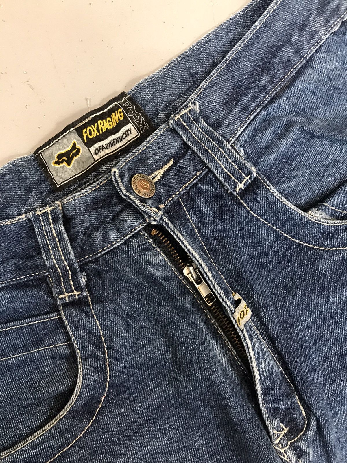 Fox Racing × Vintage Vintage fox racing logo embroidered big pocket denim Size US 32 / EU 48 - 5 Thumbnail