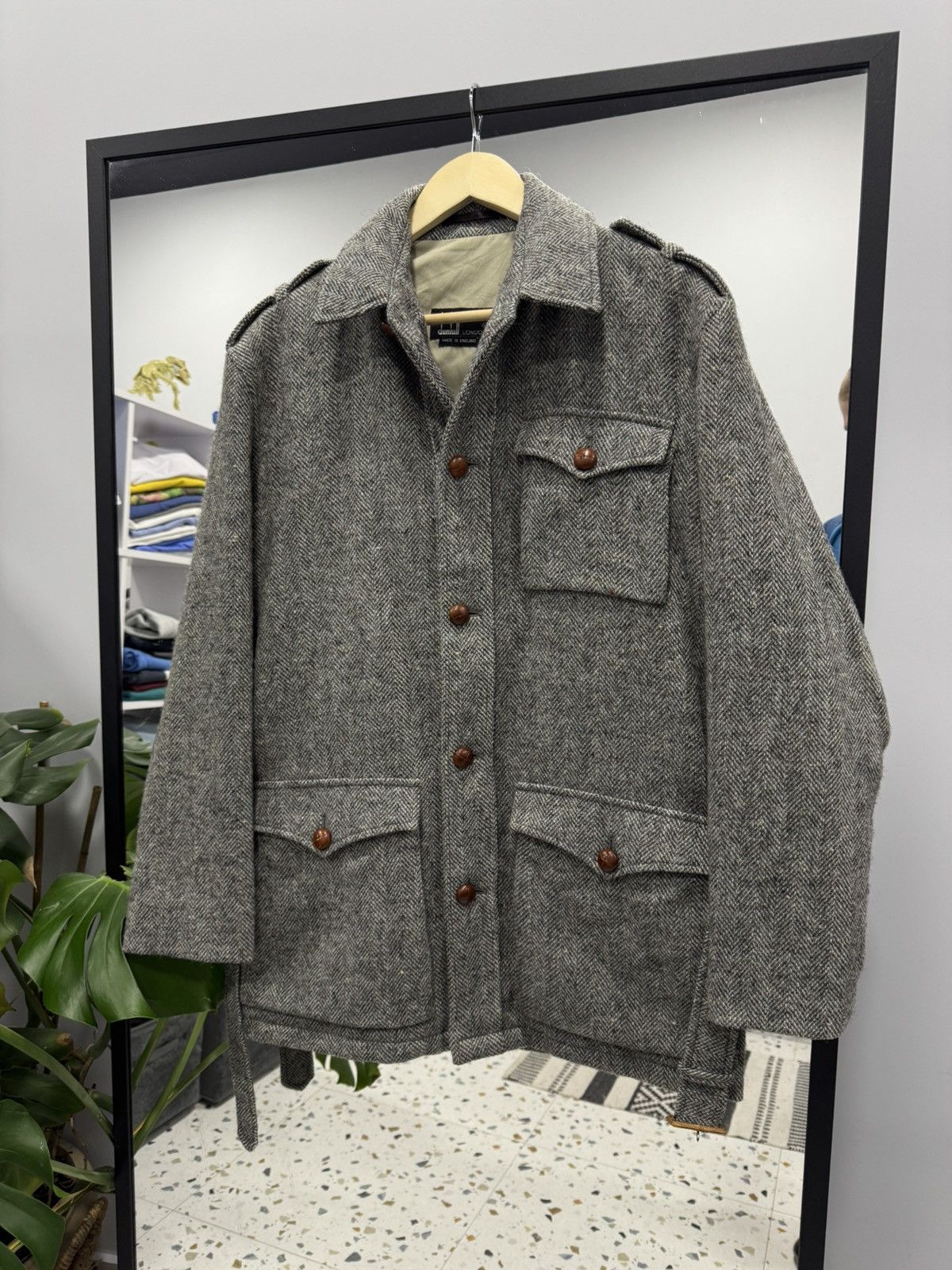Alfred Dunhill Alfred Dunhill tweed coat size M Size US M / EU 48-50 / 2 - 2 Thumbnail