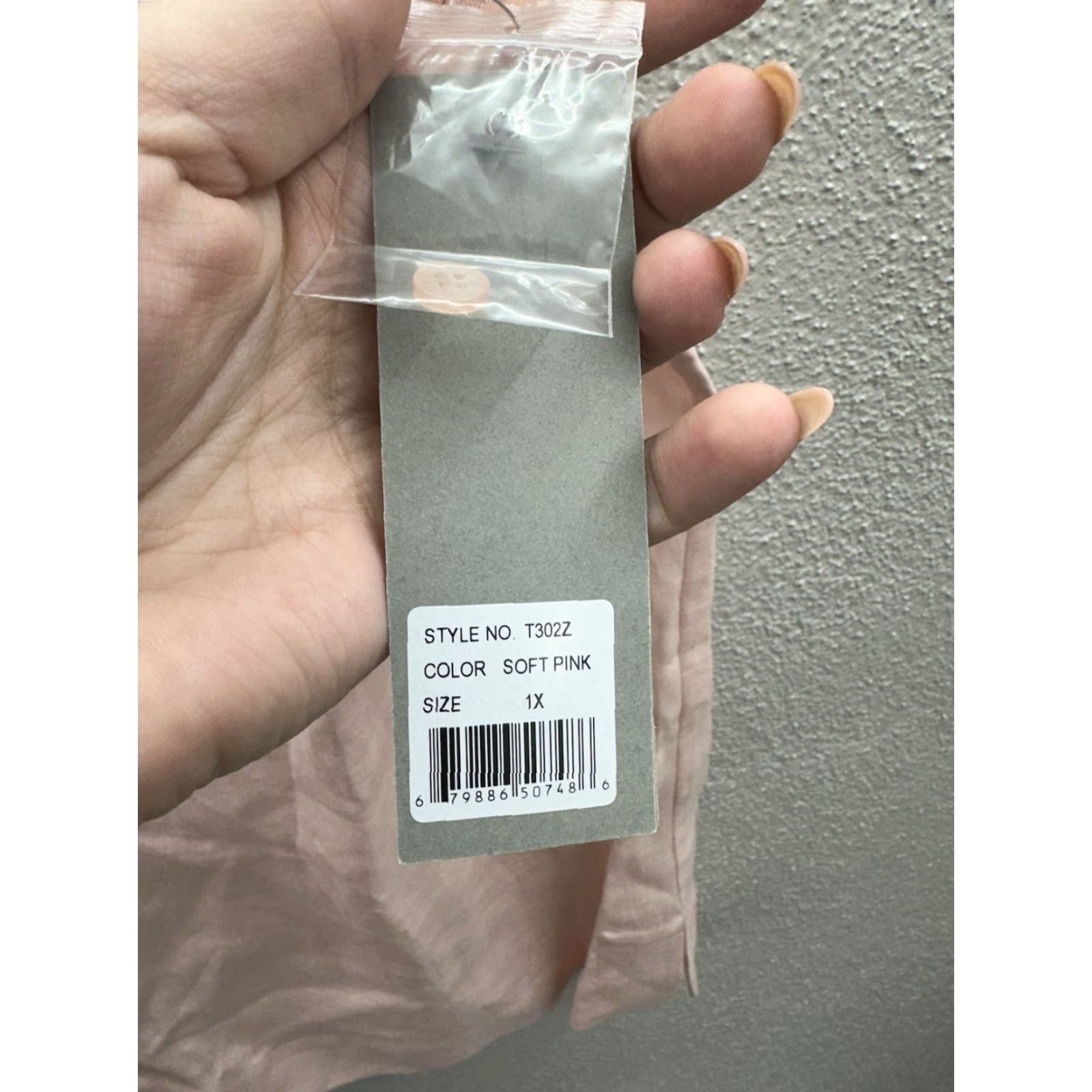Pinko Go Silk Tank Top Womens Button-Up Linen 1X Pink NWTs Light Weight Sleeveless? Long Sleeve Size XL / US 12-14 / IT 48-50 - 5 Thumbnail