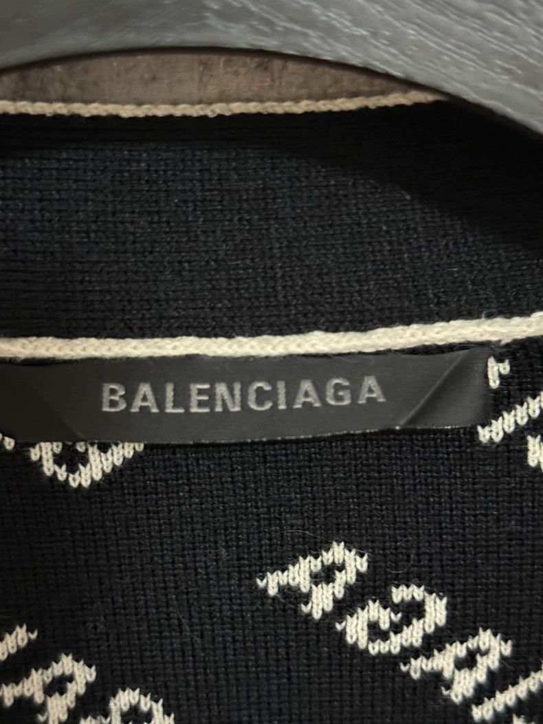 Balenciaga Balenciaga New printed stretch knitted cardigan Size M / US 6-8 / IT 42-44 - 5 Thumbnail