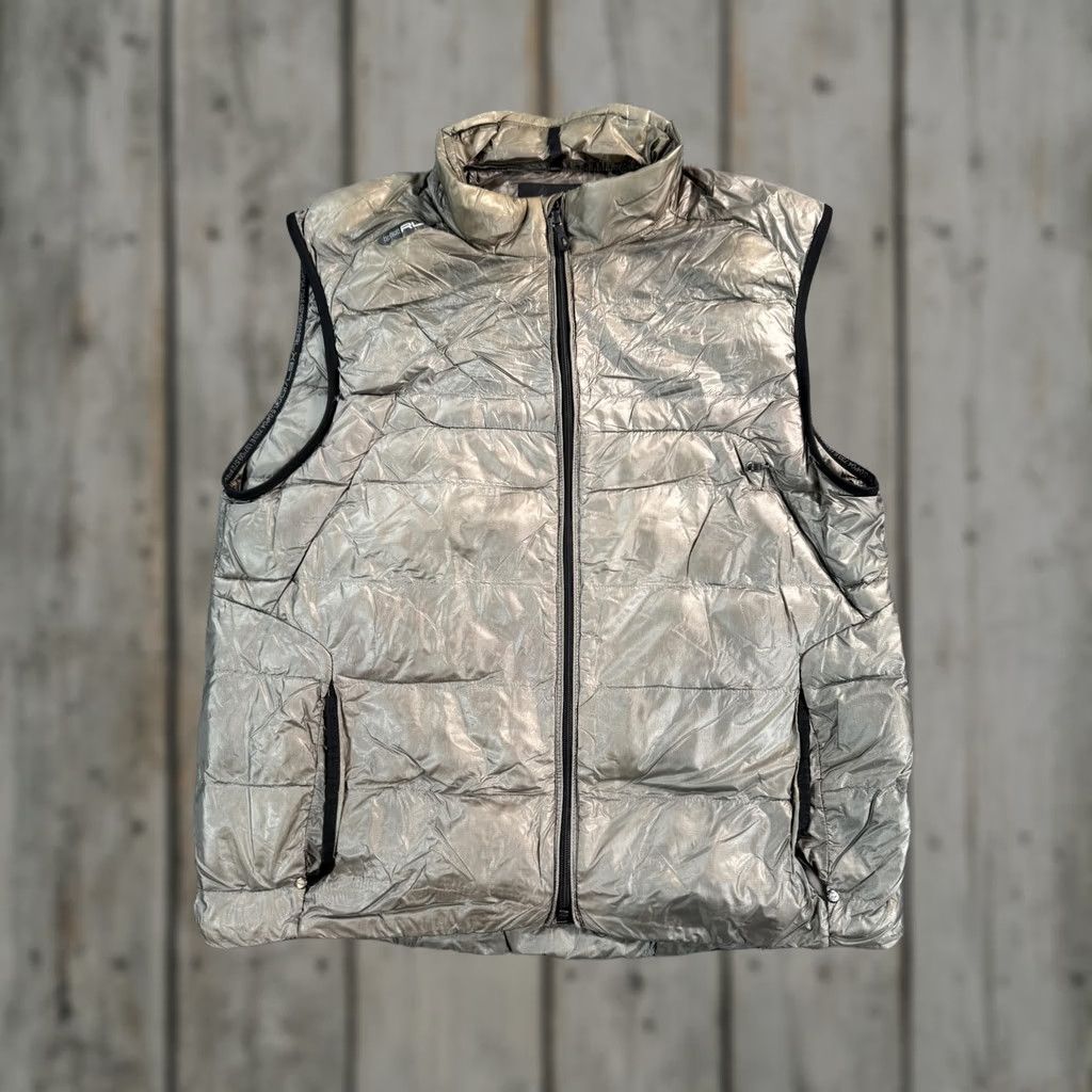 Ralph Lauren Ralph Lauren RLX Vest Mens XL Gray Down Puffer Quilted Lightweight Insulated Zip Size US XL / EU 56 / 4 - 1 Thumbnail