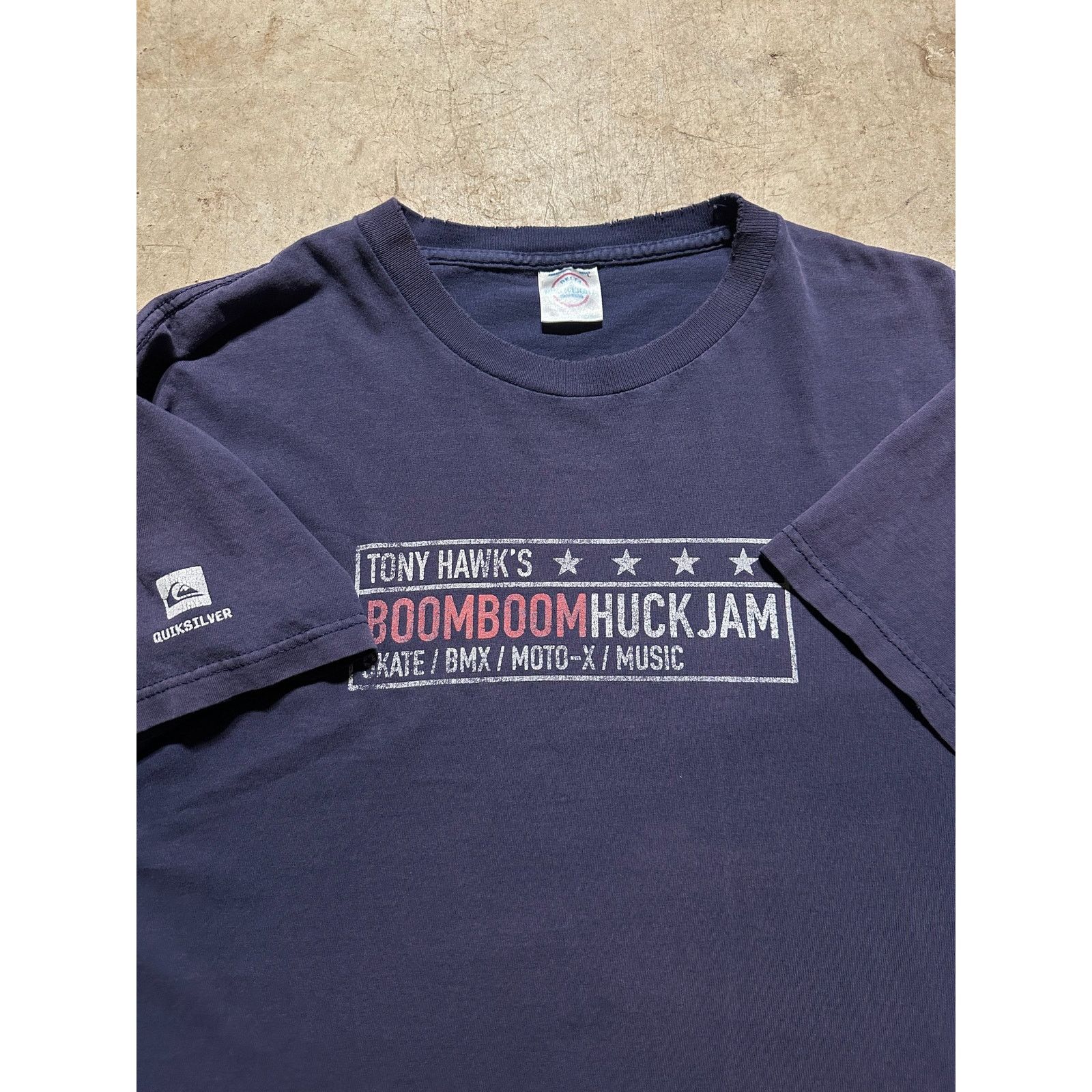 Quiksilver × Tony Hawk × Vintage Vintage Tony Hawks Boom Boom Huck Jam Quiksilver Shirt Skate Size US L / EU 52-54 / 3 - 2 Thumbnail