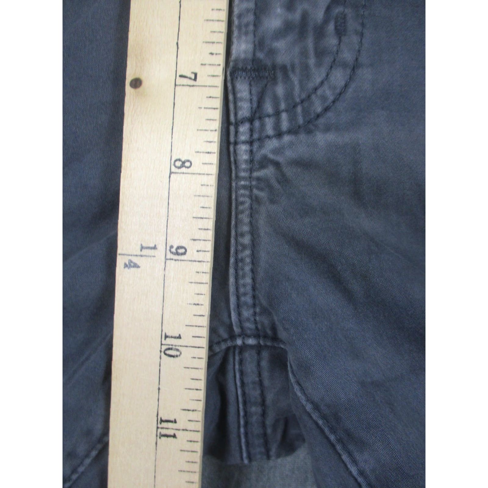 Vintage AG Adriano Goldschmied Jeans Mens 34 The Graduate Tailored Leg Straight Stretch Gray/Charcoal 5-Pocket Denim Size US 34 / EU 50 - 4 Thumbnail