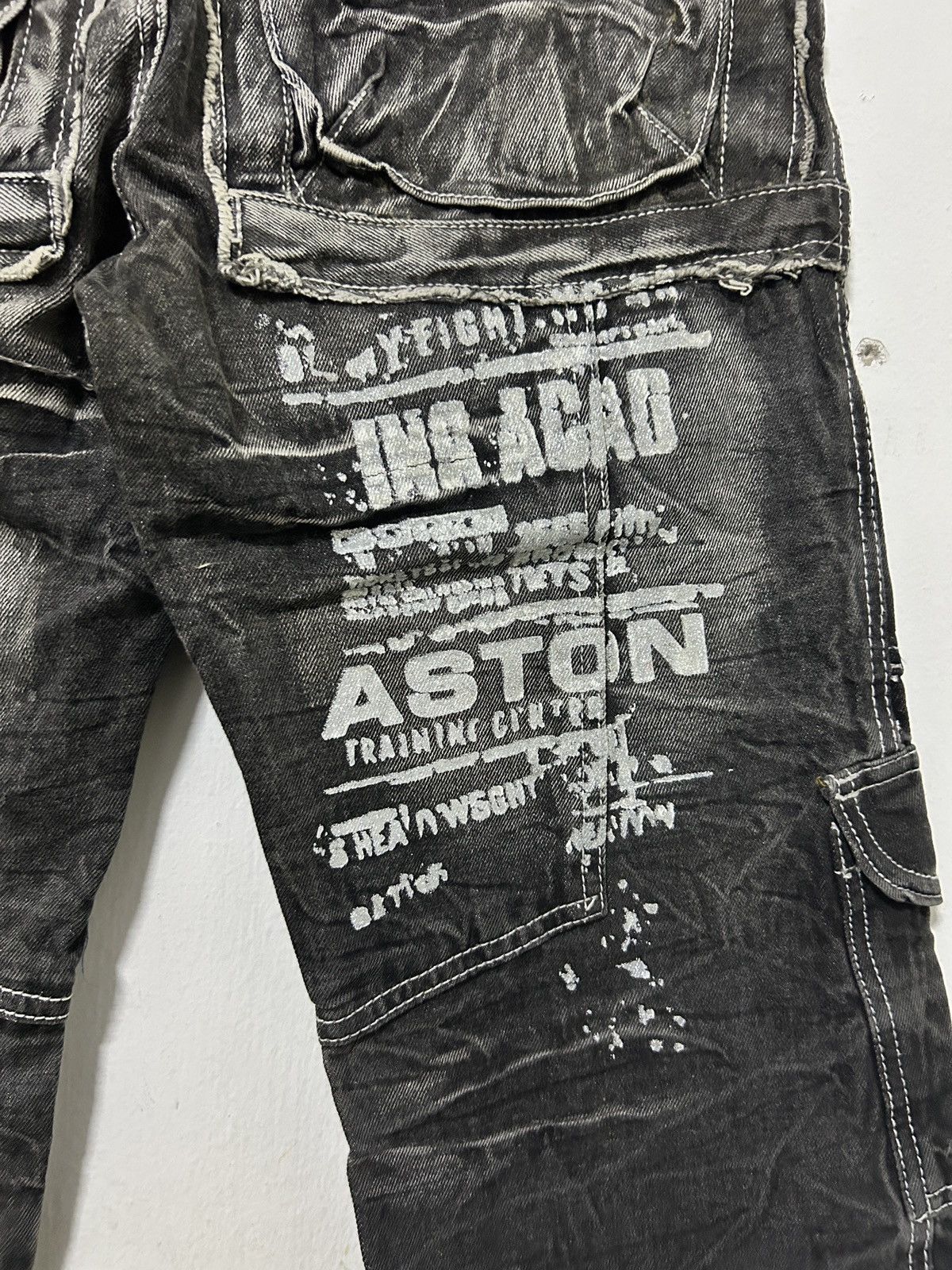If Six Was Nine × Japanese Brand × Le Grande Bleu (L.G.B.) Vintage Japan Denim Cargo like PPFM Ifsixwasnine punk style Size US 31 - 14 Thumbnail