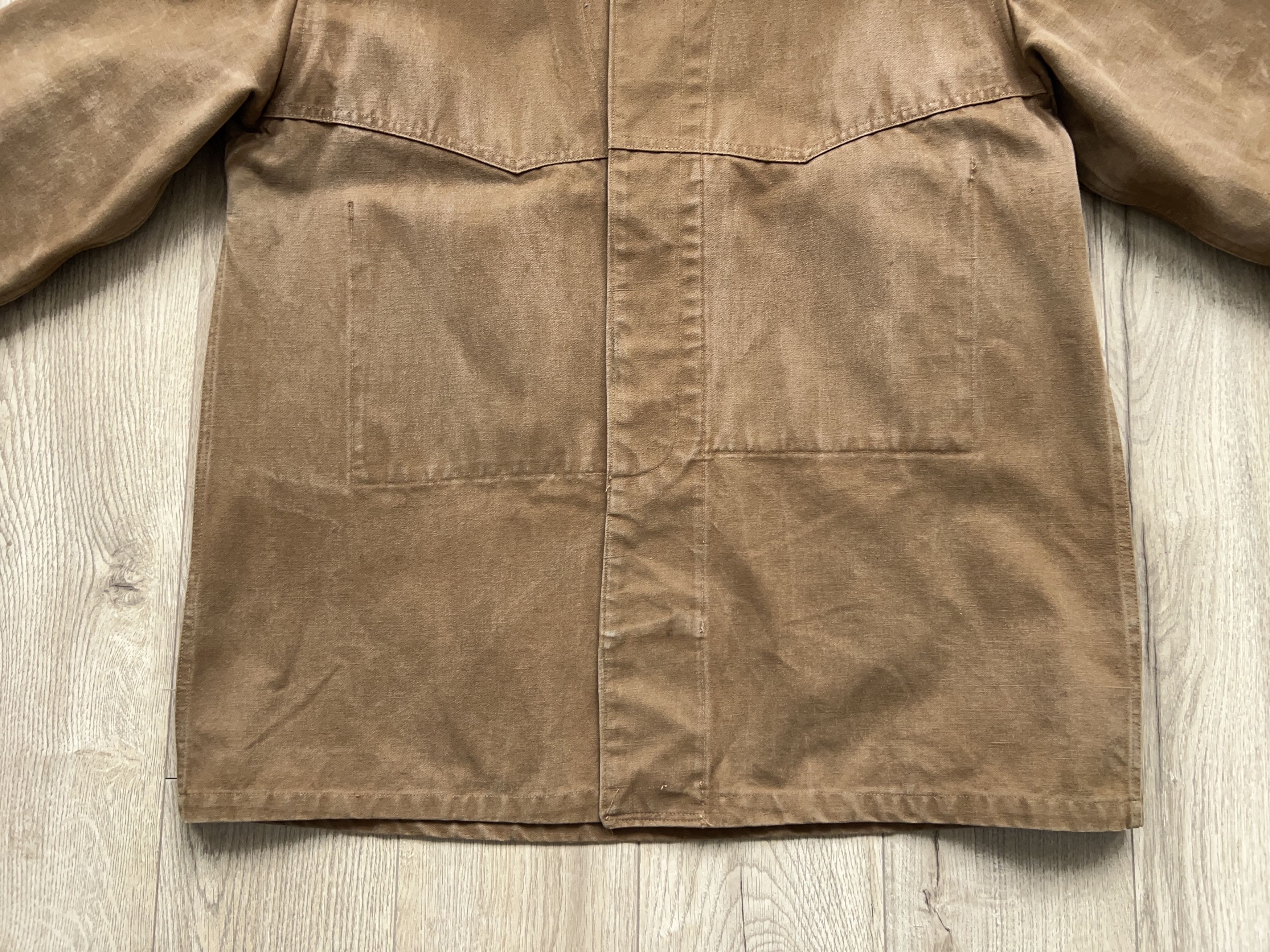 Canvas × Vintage French Railway Work Jacket SNCF Coat Cotton Workwear Size US L / EU 52-54 / 3 - 5 Thumbnail