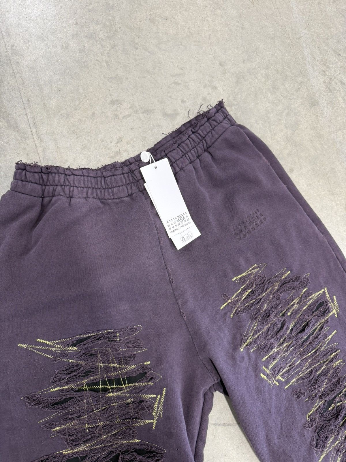 Maison Margiela Maison Margiela Destroyed Wide-Leg Track Pants Size US 30 / EU 46 - 3 Thumbnail