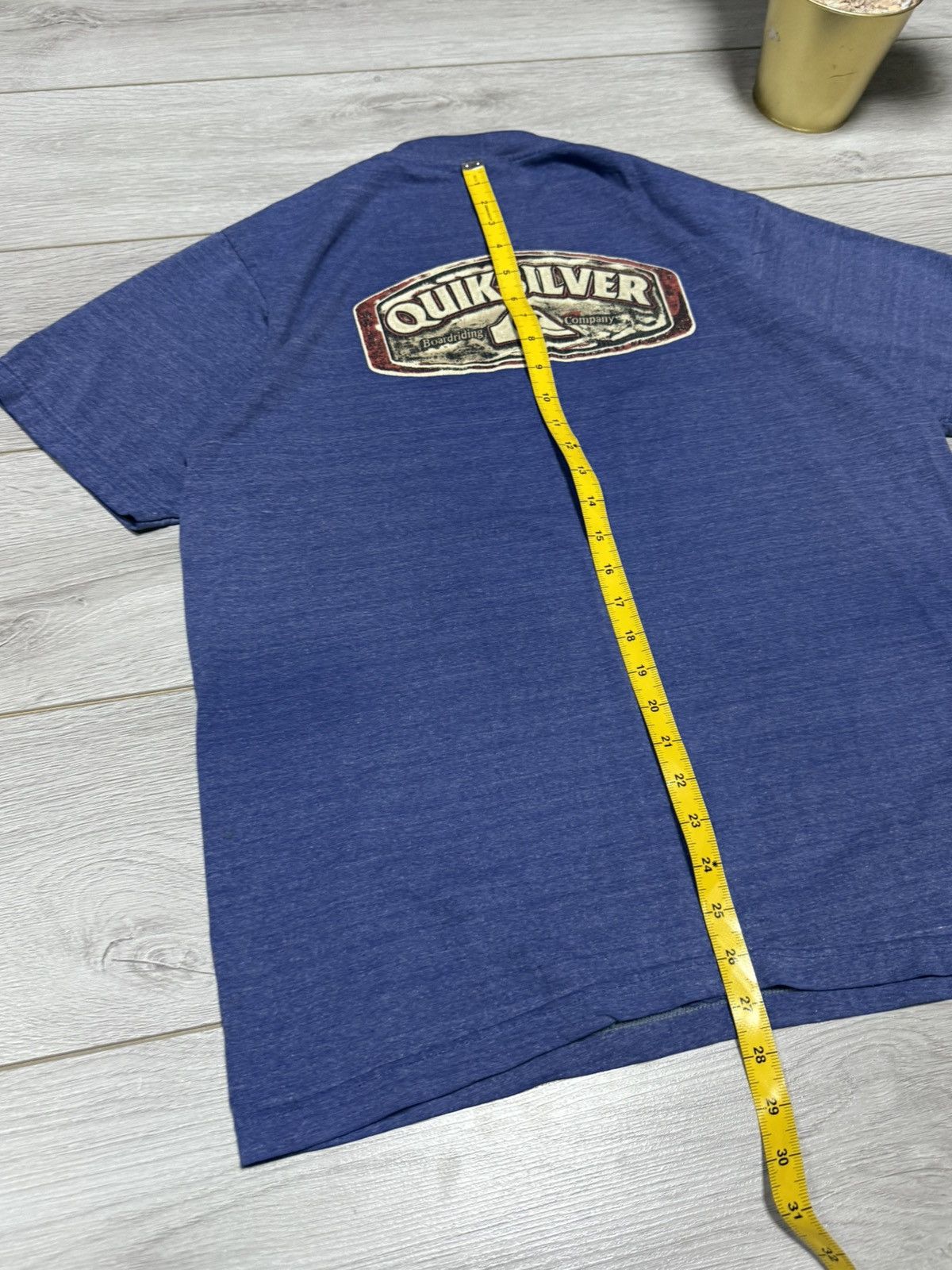 Quiksilver Quilsilver USA surf vintage tee shirt big print logo Size US M / EU 48-50 / 2 - 9 Thumbnail