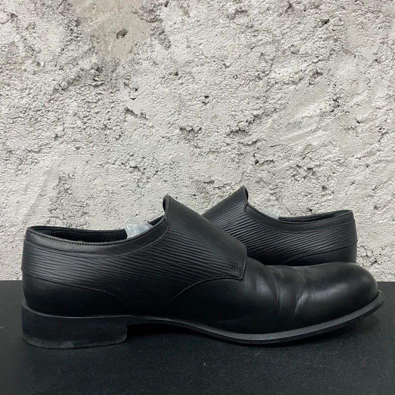 Louis Vuitton louis vuitton black leather shoes-2507 Size US 6 / EU 39 - 4 Thumbnail