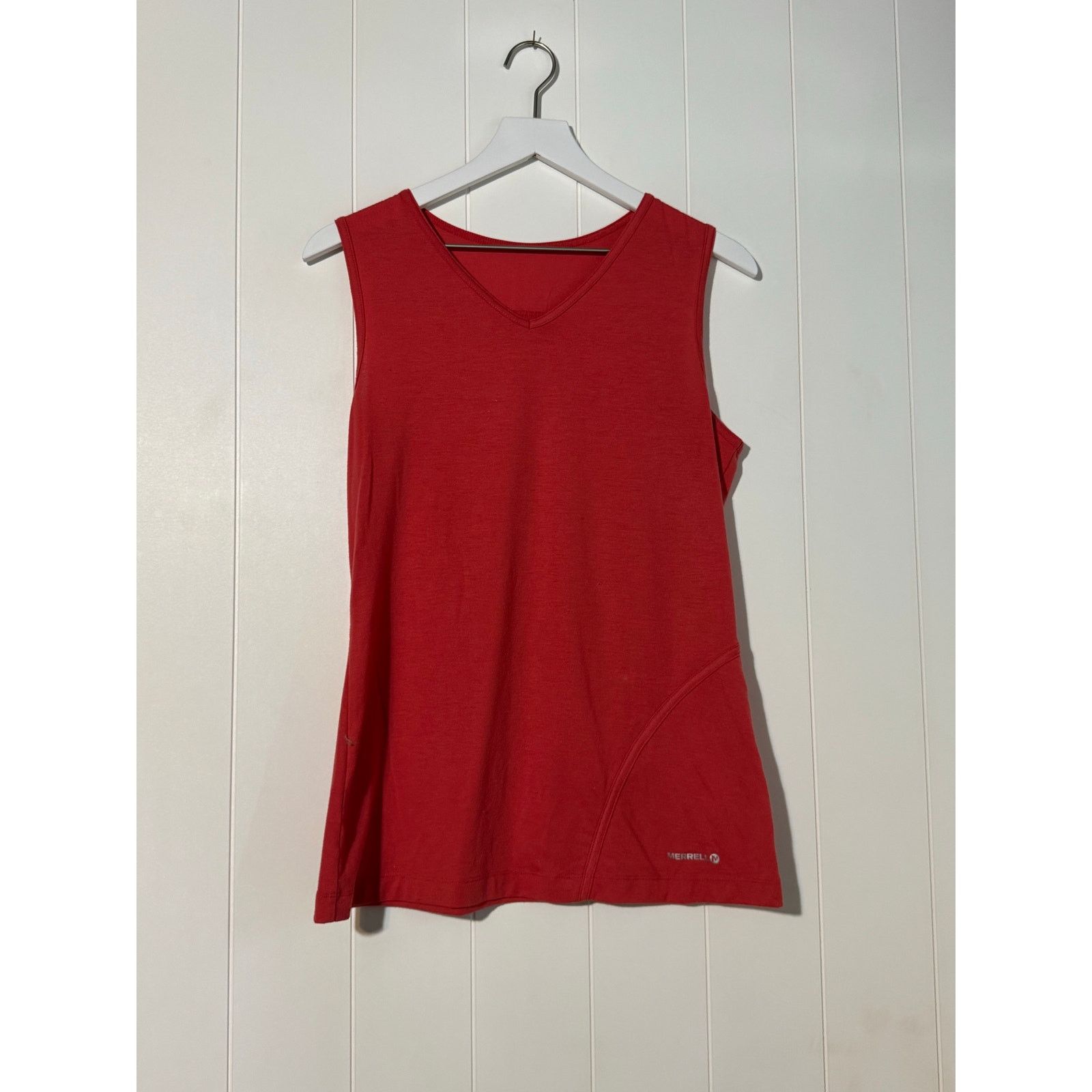Merrell Merrell Shirt Sleeveless Opti-Wick V-Neck Coral Large Size L / US 10 / IT 46 - 1 Thumbnail