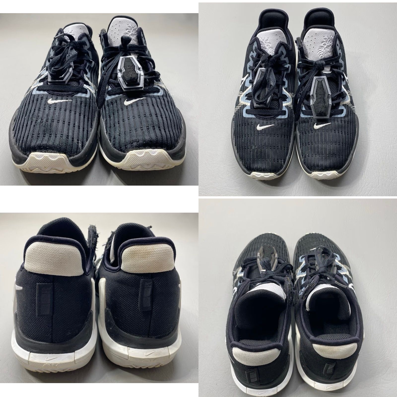 Nike Nike LeBron James Witness V6 HO21 DO9843-002 Mens Sz 10.5 Black White Nike LeBron Witness V6 Shoe Mens Sz 10.5 Black White DO9843-002 Size US 11 / EU 44 - 8 Thumbnail