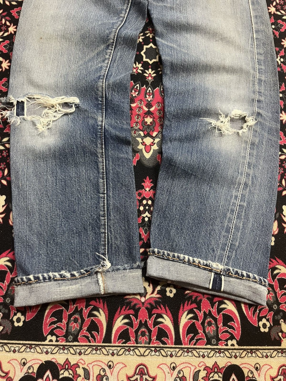 Levi's Vintage 60s Levi’s 501 Button No 6 Distressed Selvedge Jeans Size US 28 / EU 44 - 18 Thumbnail