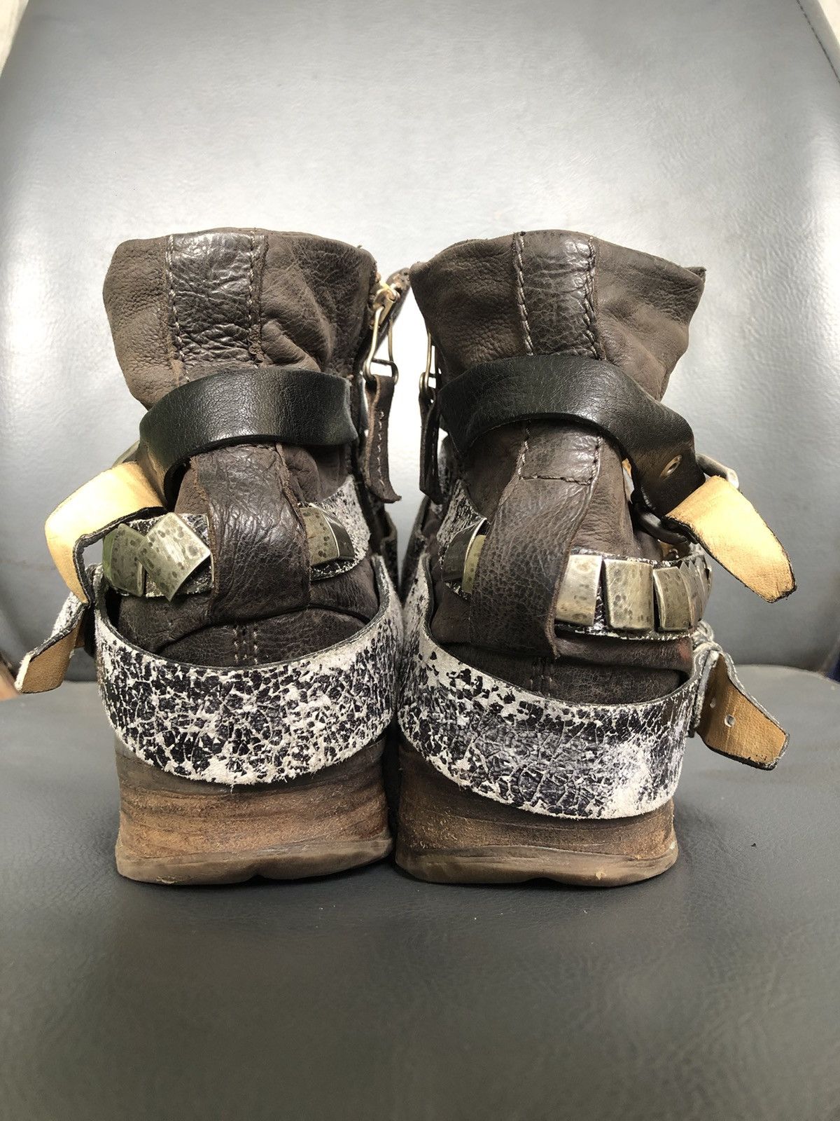 A.S.98 A.S 98 Grey Clafskin Leather Women’s Boots Size 41 Size US 9.5 / IT 39.5 - 13 Thumbnail