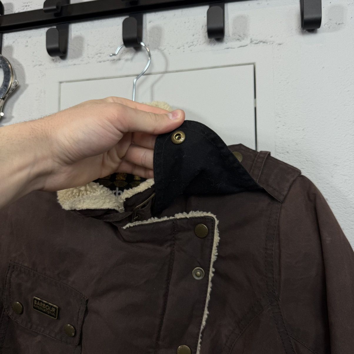Barbour Vintage Barbour Waxed Quilted Trench Coat Jacket Size XS / US 0-2 / IT 36-38 - 5 Thumbnail