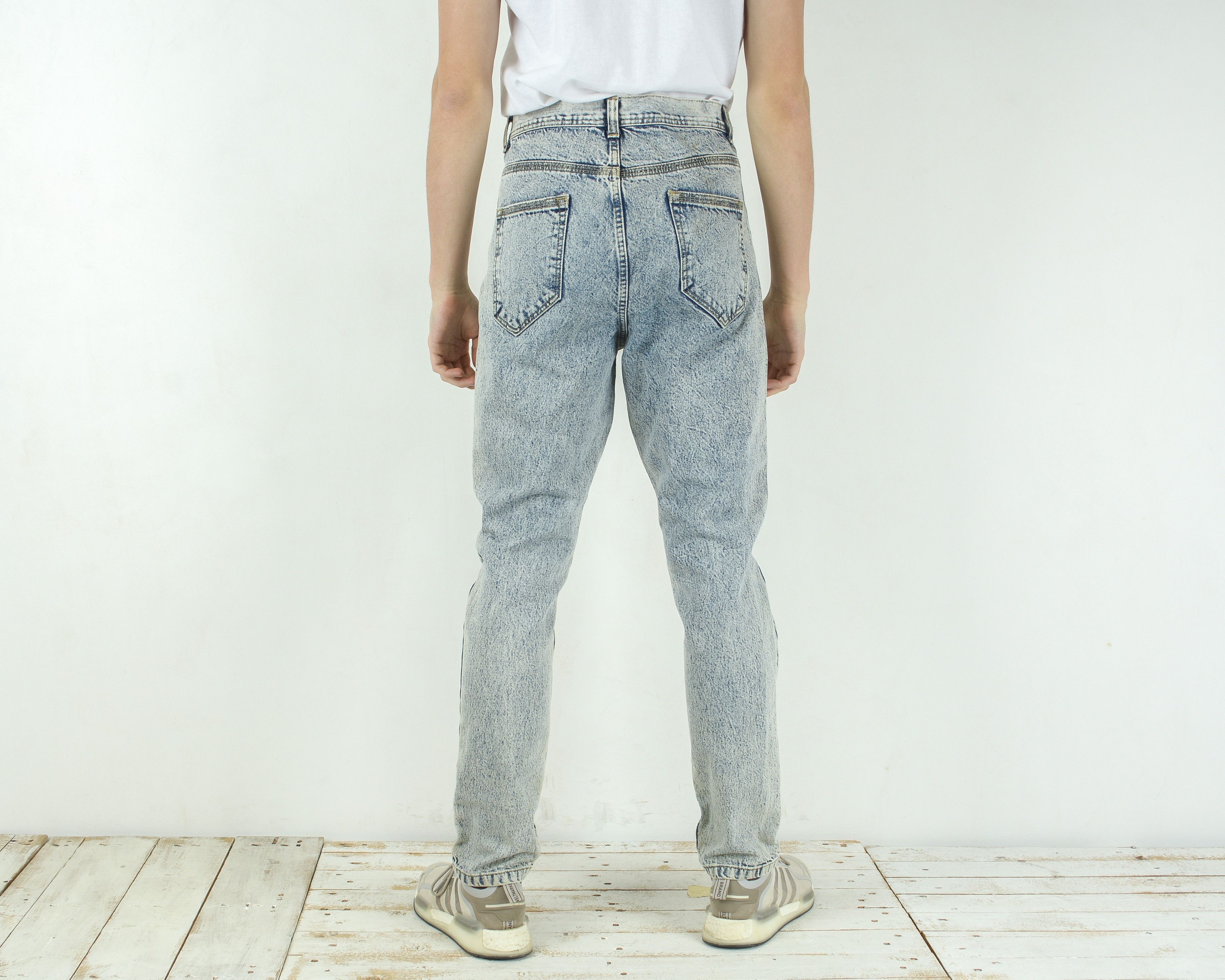 Asos W34 L34 Regular Fit Tapered Jeans Denim Pants Trouser Button Size US 34 / EU 50 - 4 Thumbnail